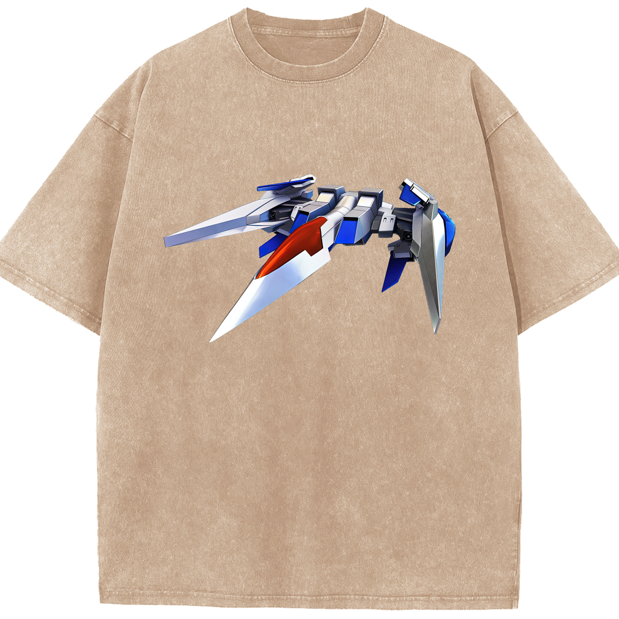 （画像用） 機動戦士ガンダム Mobile Suit Gundam 綿100% ヴィンテージ風 半袖Tシャツ（フロントプリント）