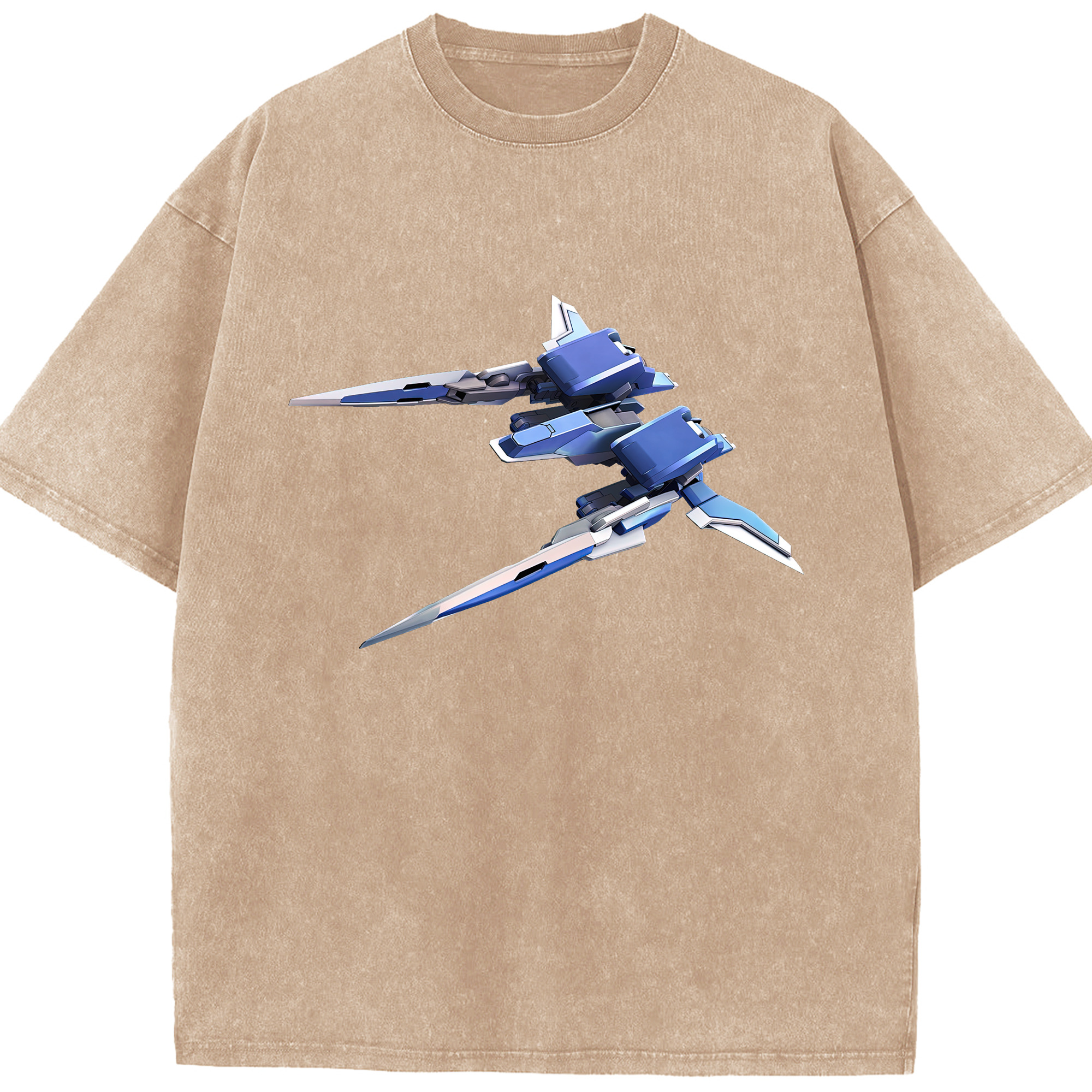 （画像用） 機動戦士ガンダム Mobile Suit Gundam 綿100% ヴィンテージ風 半袖Tシャツ（フロントプリント）