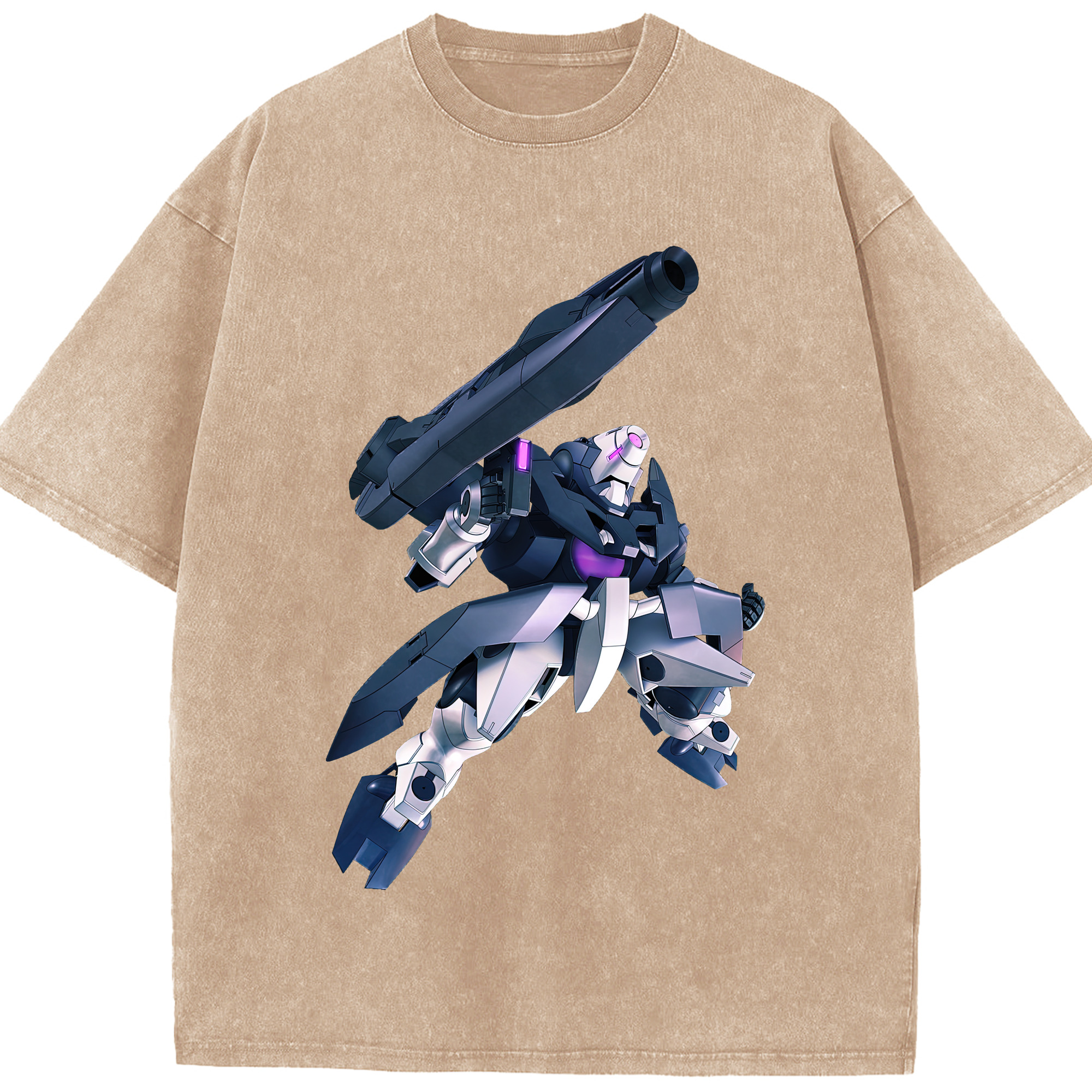（画像用） 機動戦士ガンダム Mobile Suit Gundam 綿100% ヴィンテージ風 半袖Tシャツ（フロントプリント）