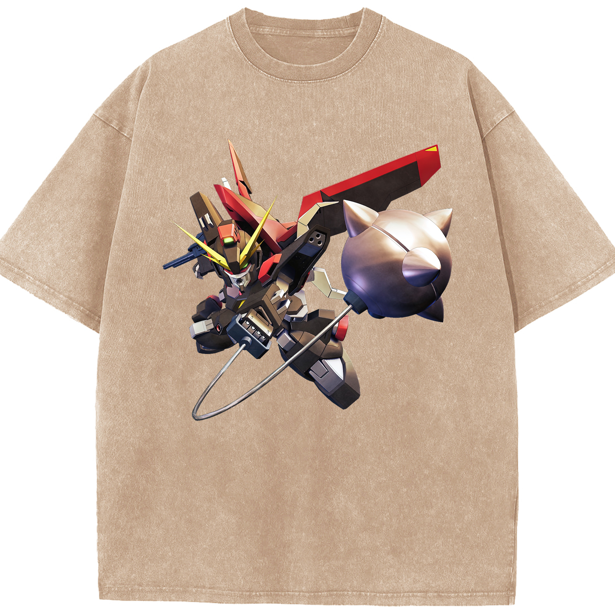 （画像用） 機動戦士ガンダム Mobile Suit Gundam 綿100% ヴィンテージ風 半袖Tシャツ（フロントプリント）