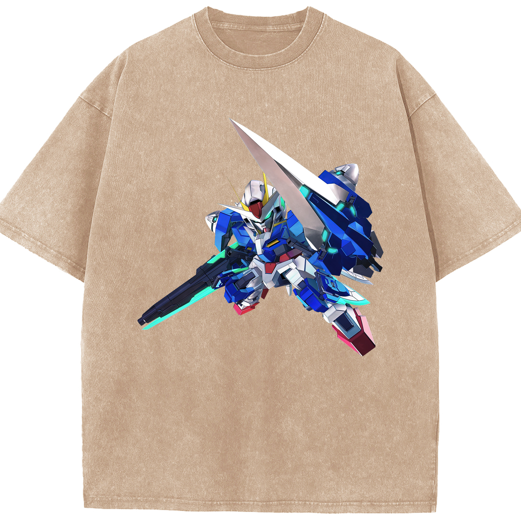 （画像用） 機動戦士ガンダム Mobile Suit Gundam 綿100% ヴィンテージ風 半袖Tシャツ（フロントプリント）