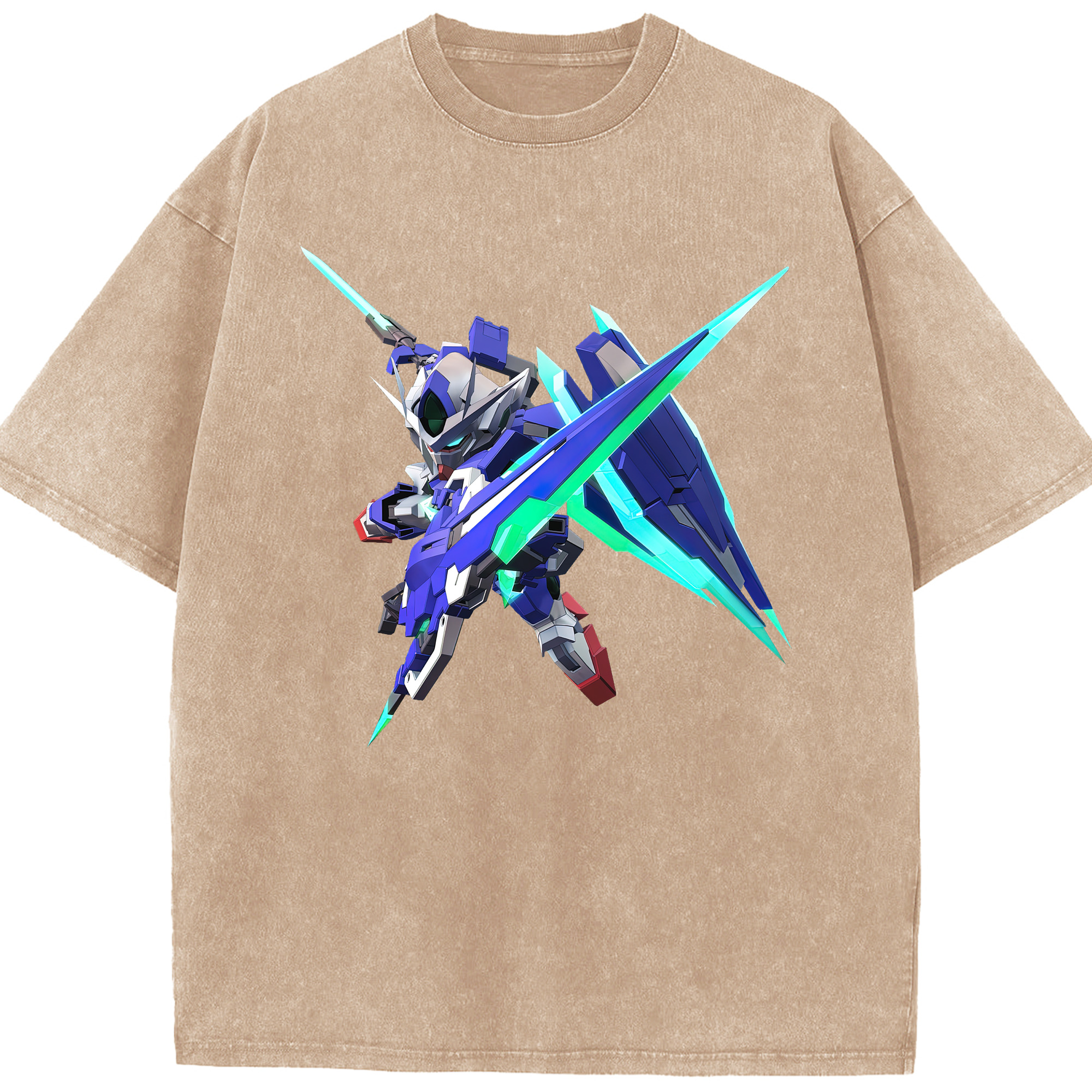 （画像用） 機動戦士ガンダム Mobile Suit Gundam 綿100% ヴィンテージ風 半袖Tシャツ（フロントプリント）