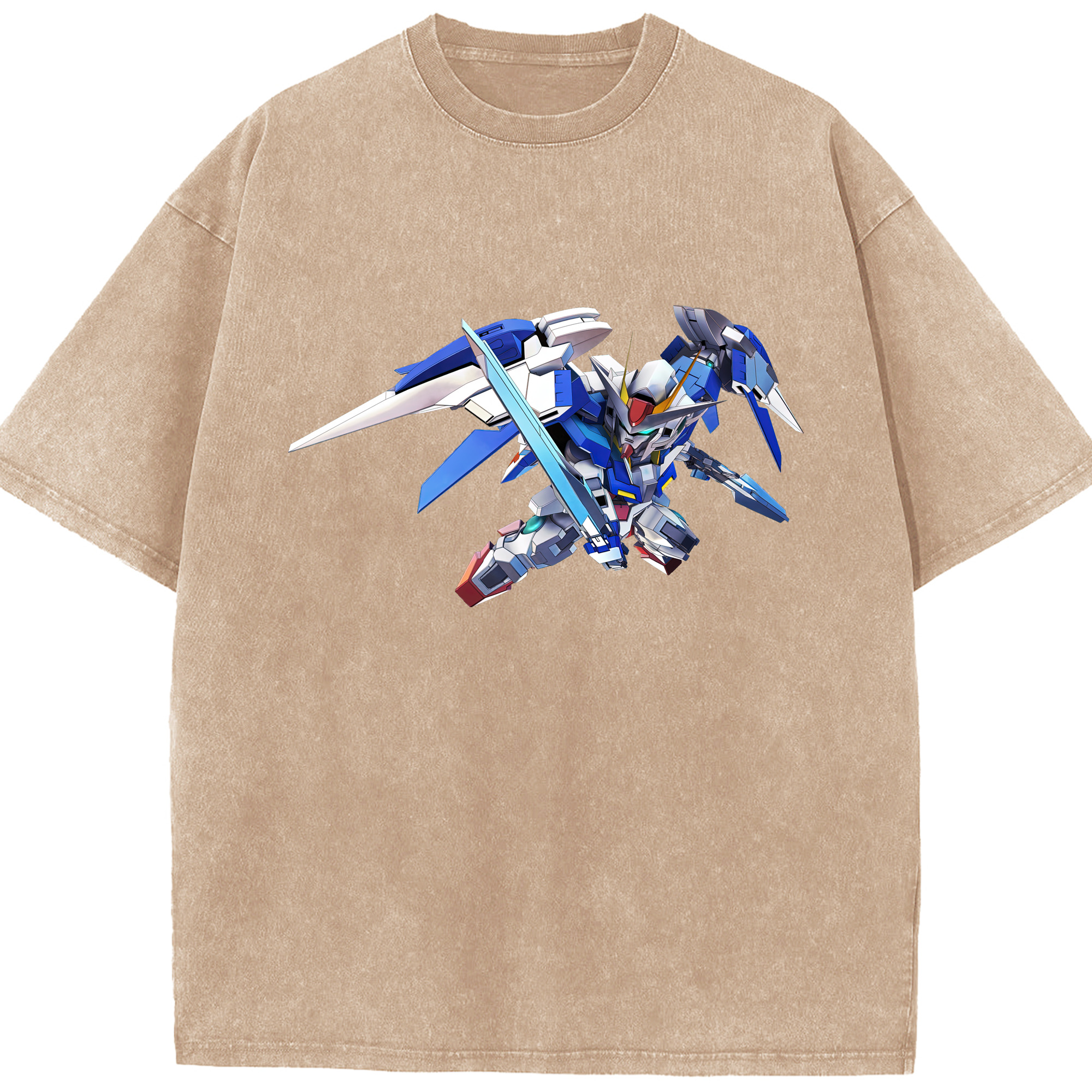 （画像用） 機動戦士ガンダム Mobile Suit Gundam 綿100% ヴィンテージ風 半袖Tシャツ（フロントプリント）