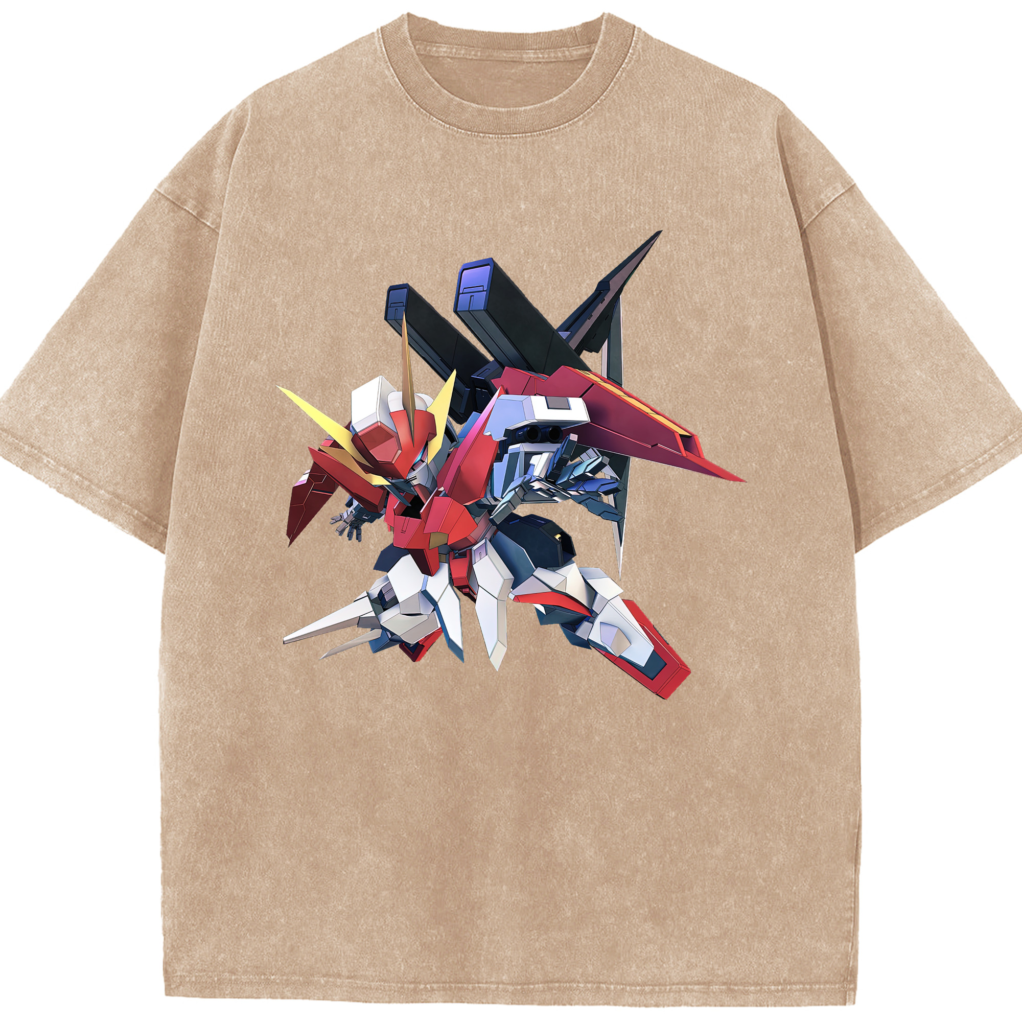 （画像用） 機動戦士ガンダム Mobile Suit Gundam 綿100% ヴィンテージ風 半袖Tシャツ（フロントプリント）