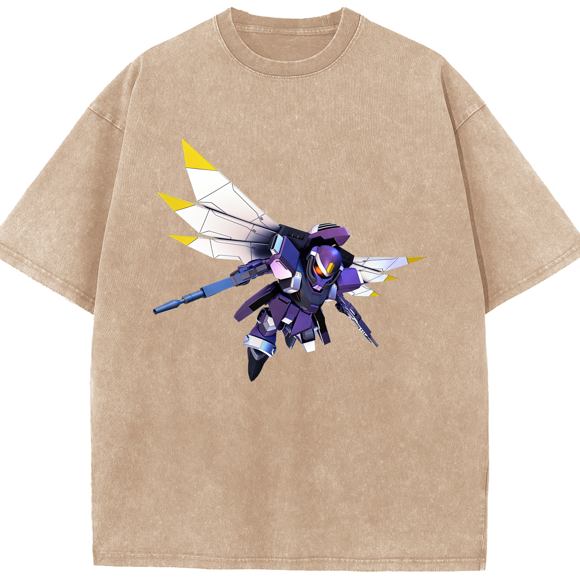 （画像用） 機動戦士ガンダム Mobile Suit Gundam 綿100% ヴィンテージ風 半袖Tシャツ（フロントプリント）