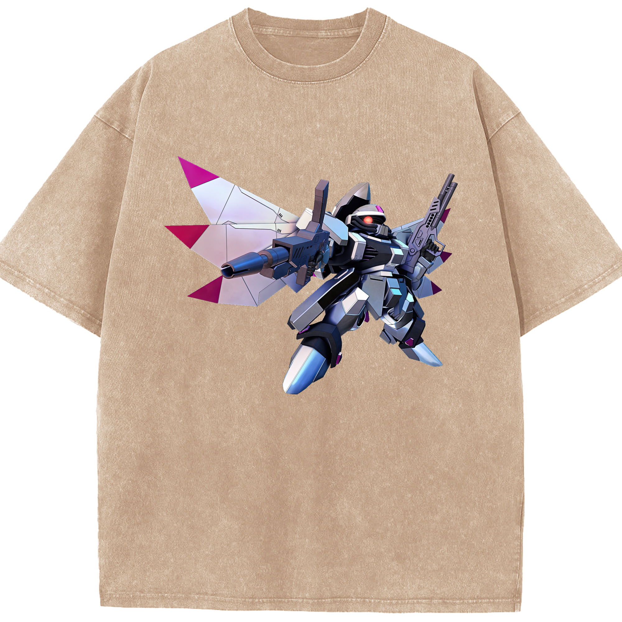 （画像用） 機動戦士ガンダム Mobile Suit Gundam 綿100% ヴィンテージ風 半袖Tシャツ（フロントプリント）