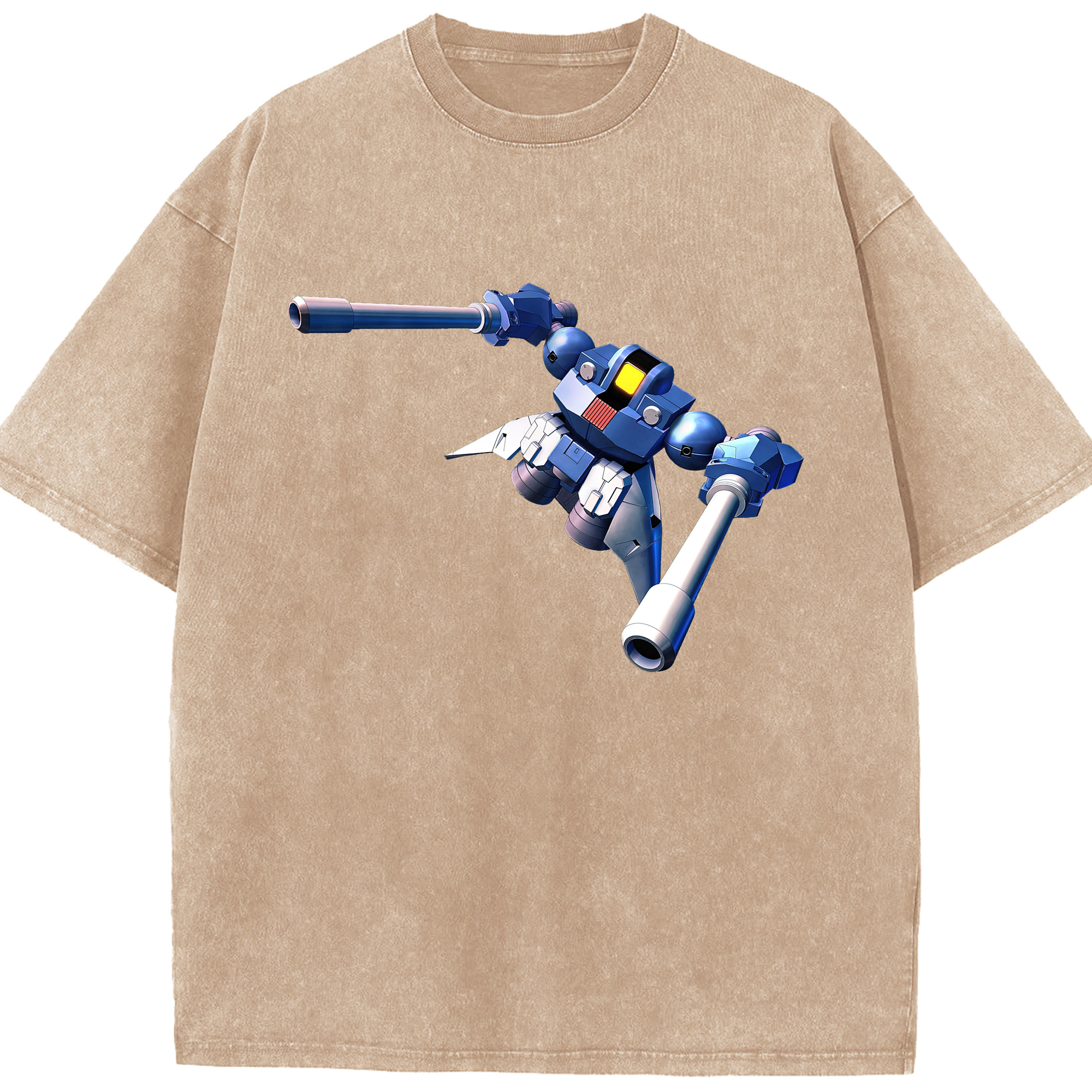 （画像用） 機動戦士ガンダム Mobile Suit Gundam 綿100% ヴィンテージ風 半袖Tシャツ（フロントプリント）