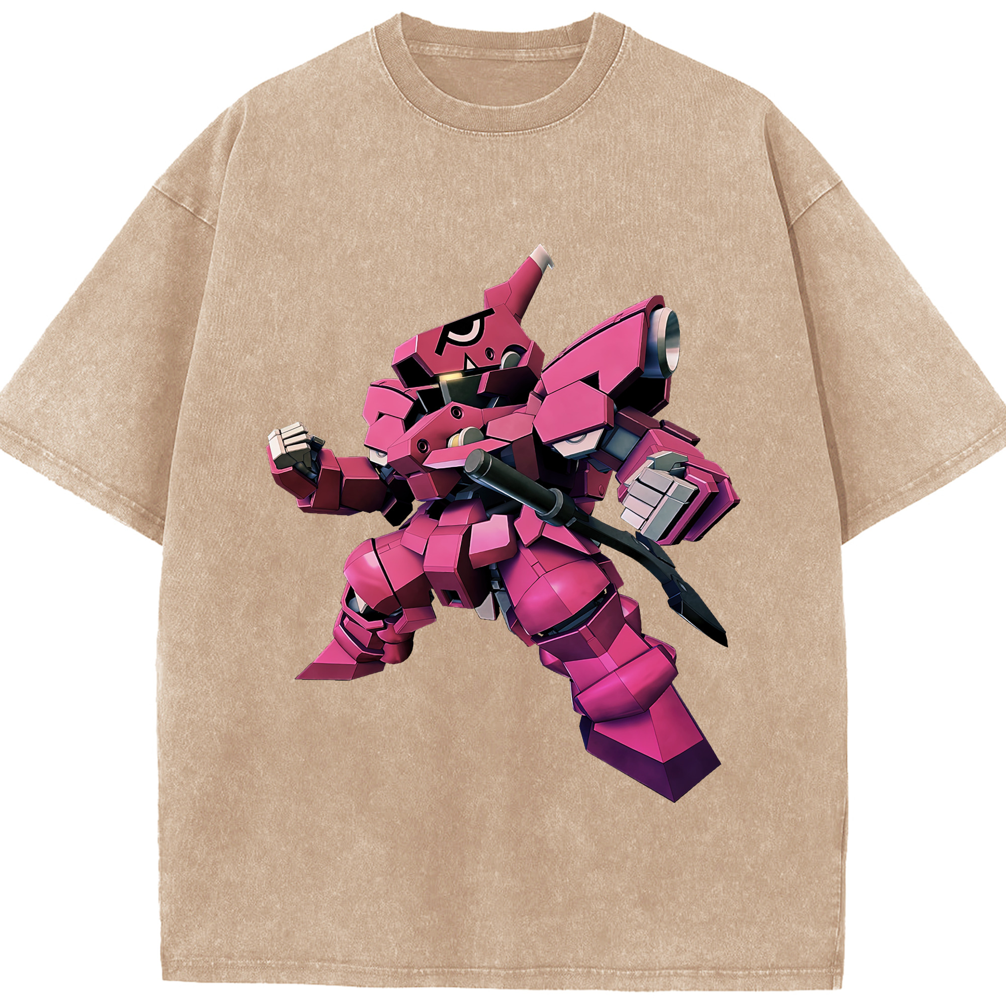 （画像用） 機動戦士ガンダム Mobile Suit Gundam 綿100% ヴィンテージ風 半袖Tシャツ（フロントプリント）