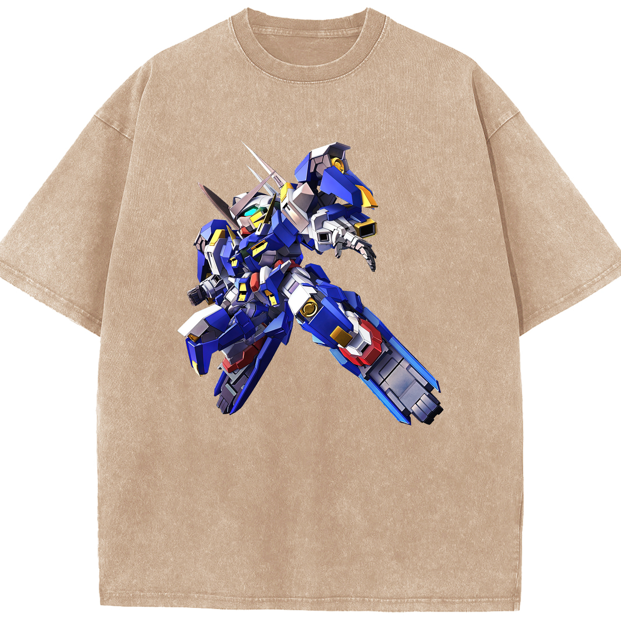 （画像用） 機動戦士ガンダム Mobile Suit Gundam 綿100% ヴィンテージ風 半袖Tシャツ（フロントプリント）