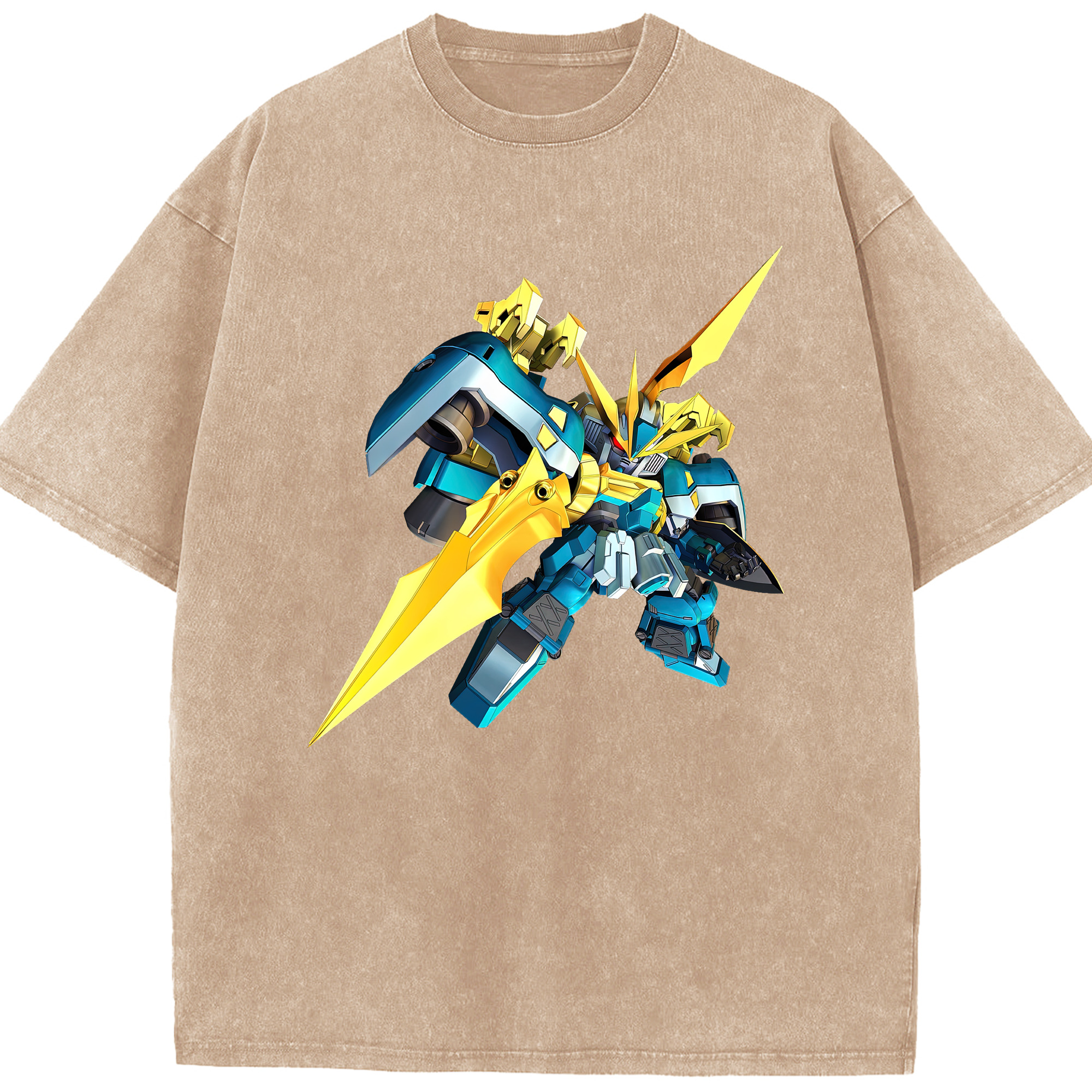 （画像用） 機動戦士ガンダム Mobile Suit Gundam 綿100% ヴィンテージ風 半袖Tシャツ（フロントプリント）