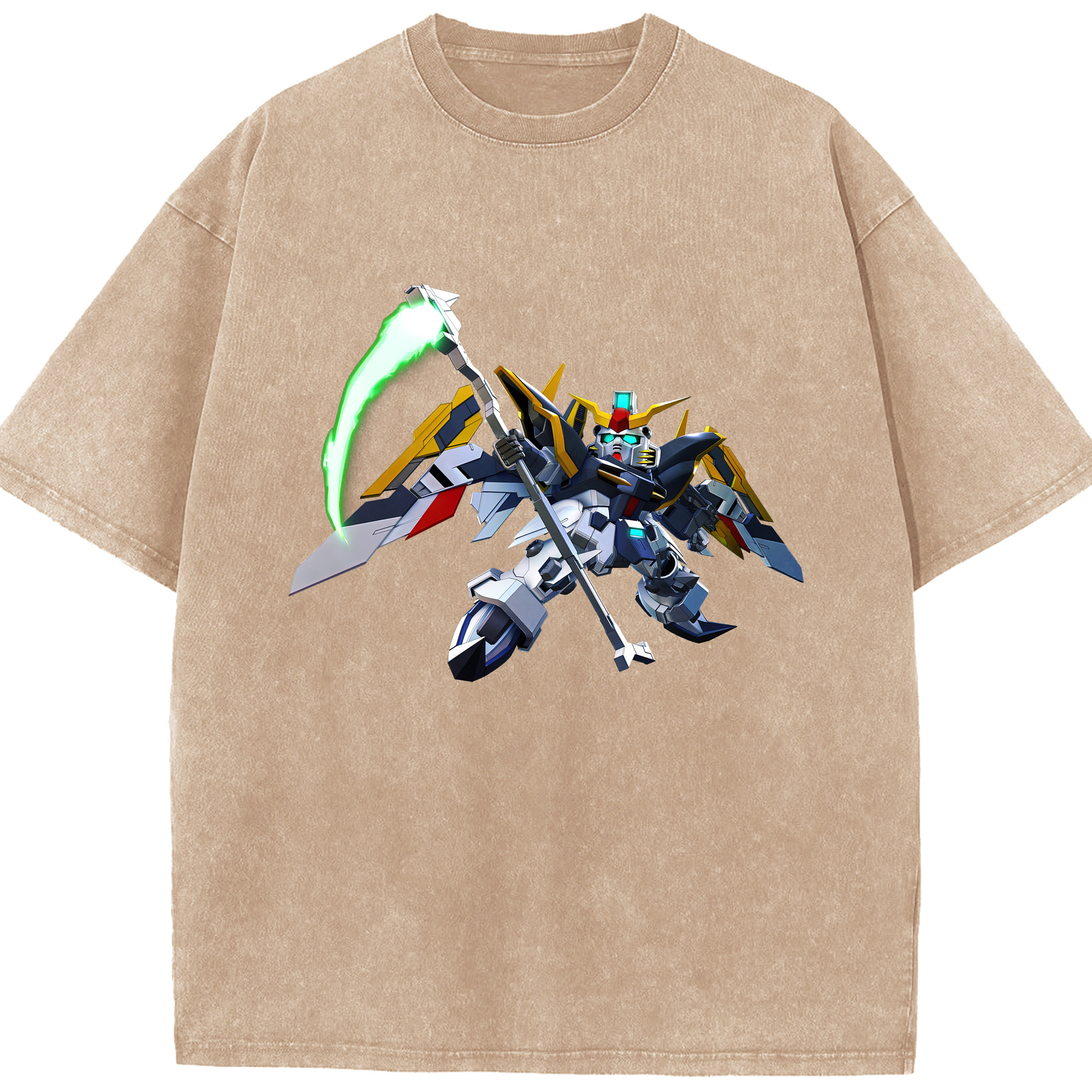 （画像用） 機動戦士ガンダム Mobile Suit Gundam 綿100% ヴィンテージ風 半袖Tシャツ（フロントプリント）
