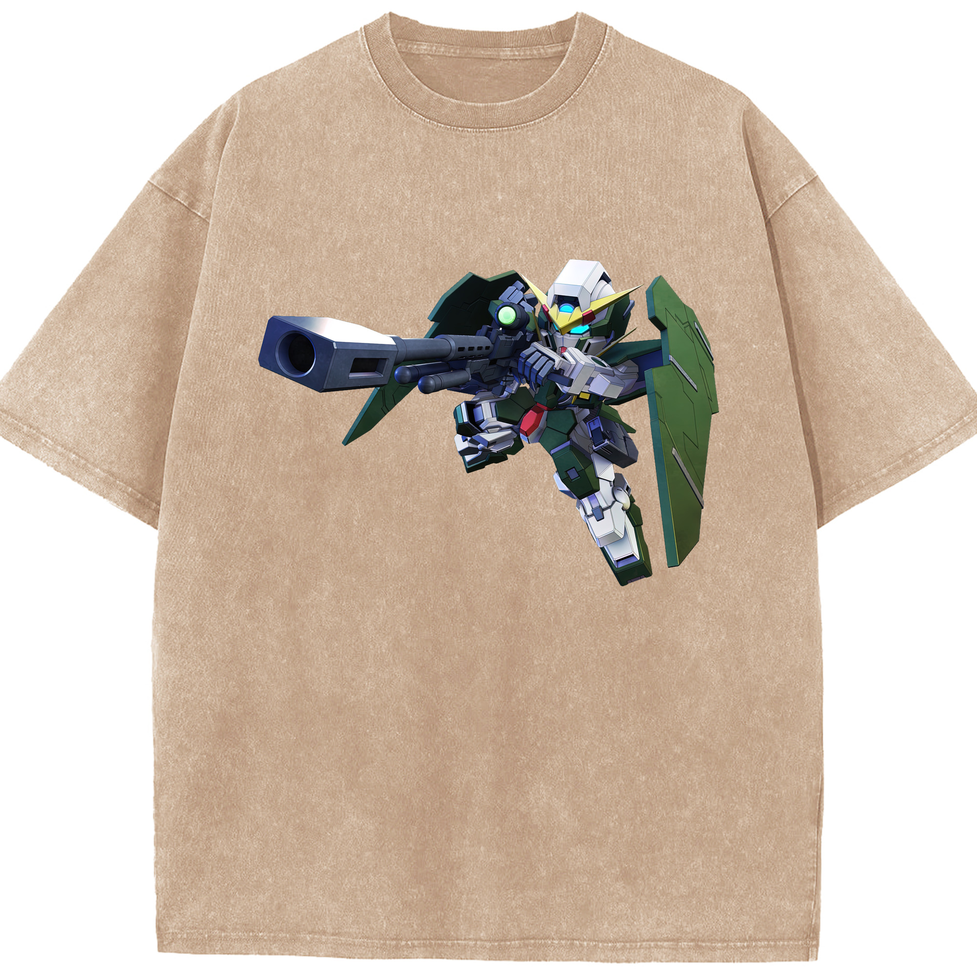 （画像用） 機動戦士ガンダム Mobile Suit Gundam 綿100% ヴィンテージ風 半袖Tシャツ（フロントプリント）