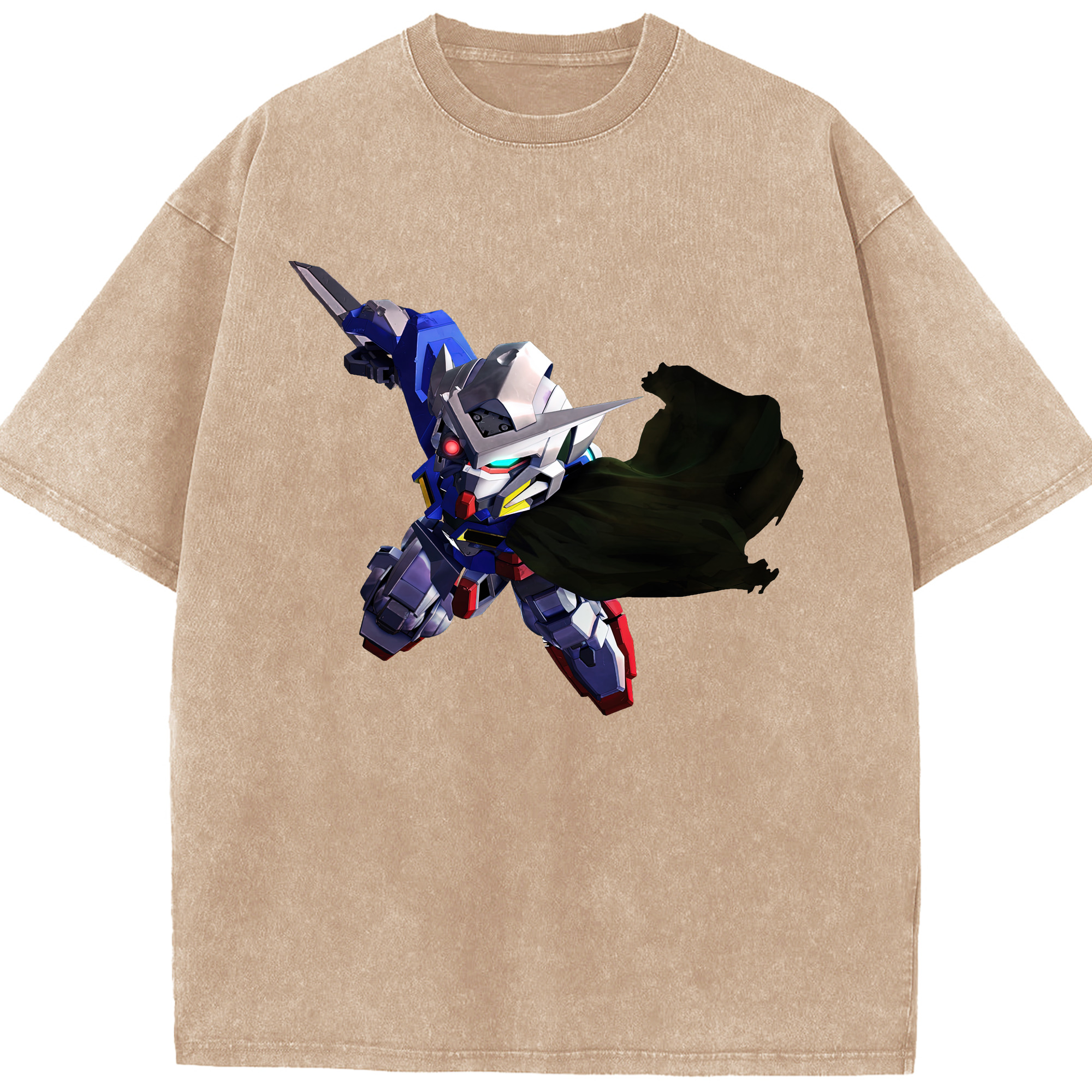 （画像用） 機動戦士ガンダム Mobile Suit Gundam 綿100% ヴィンテージ風 半袖Tシャツ（フロントプリント）