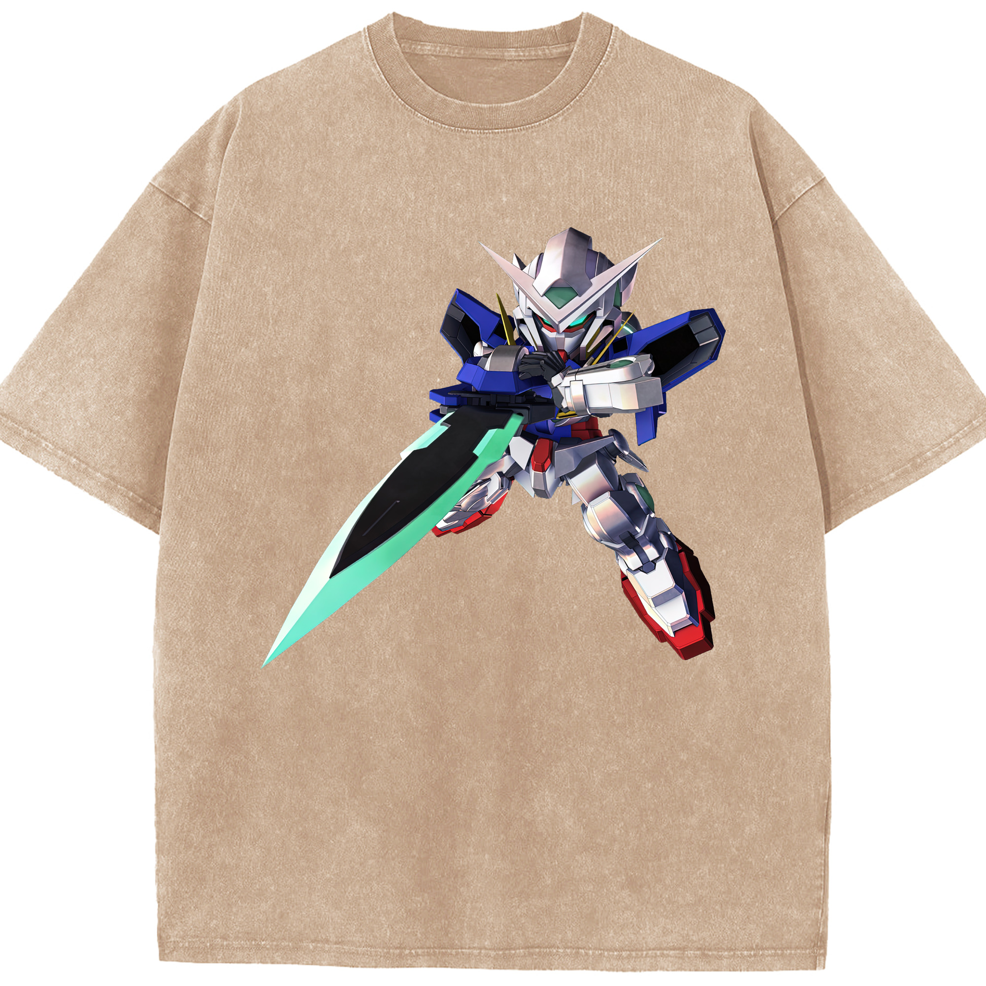 （画像用） 機動戦士ガンダム Mobile Suit Gundam 綿100% ヴィンテージ風 半袖Tシャツ（フロントプリント）