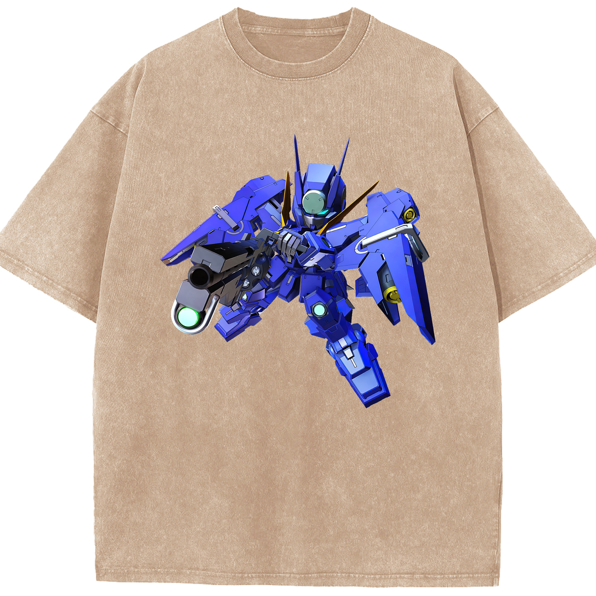 （画像用） 機動戦士ガンダム Mobile Suit Gundam 綿100% ヴィンテージ風 半袖Tシャツ（フロントプリント）