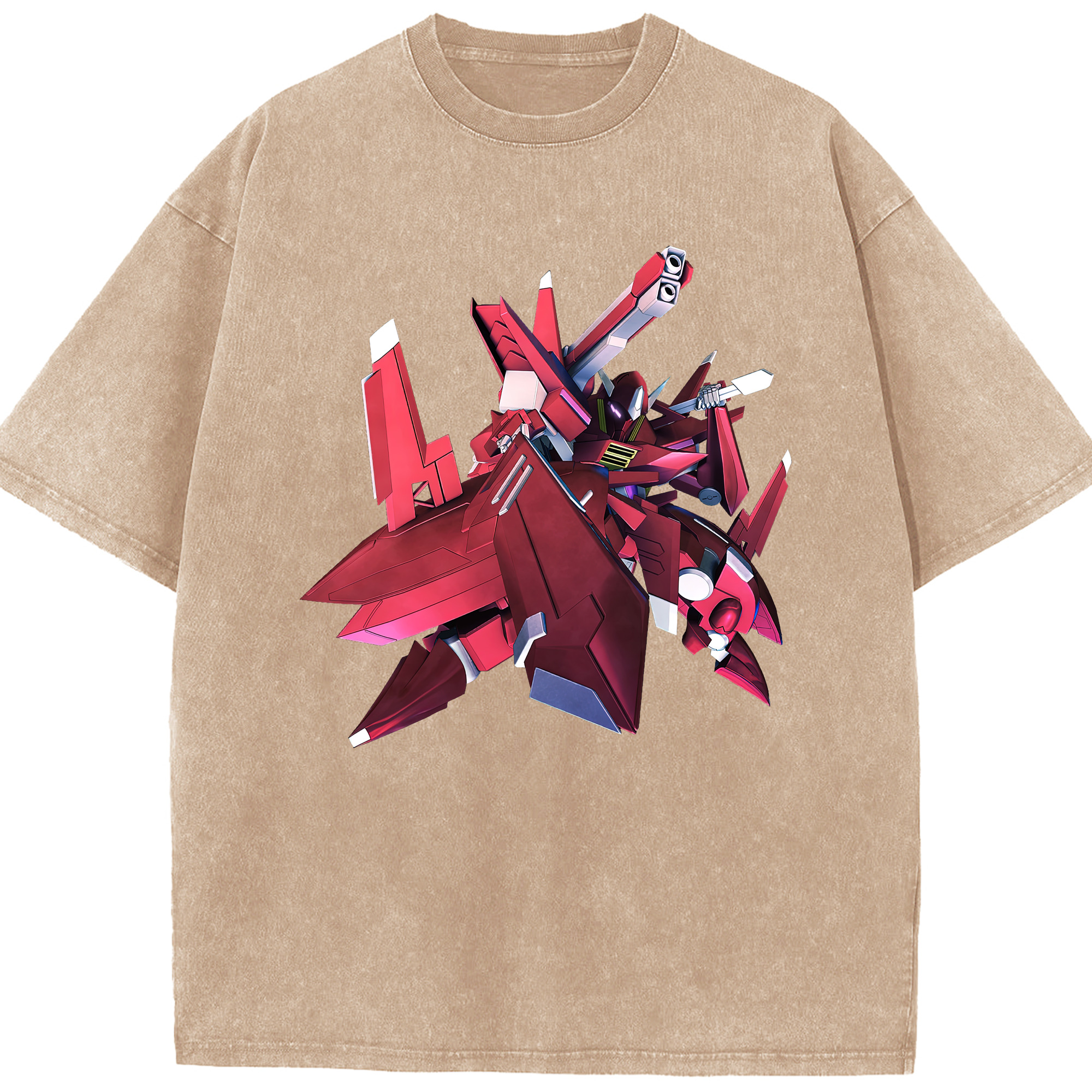 （画像用） 機動戦士ガンダム Mobile Suit Gundam 綿100% ヴィンテージ風 半袖Tシャツ（フロントプリント）