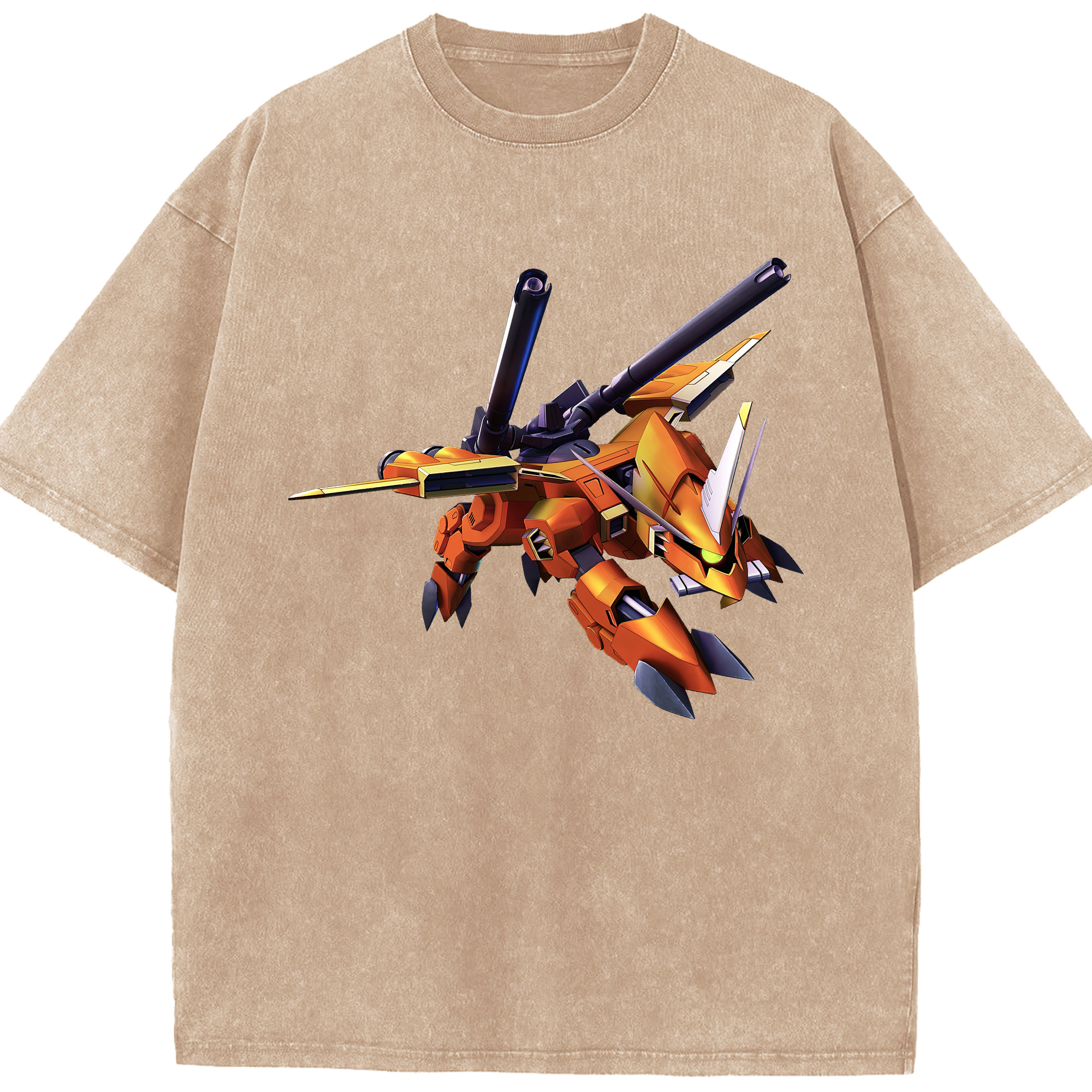 （画像用） 機動戦士ガンダム Mobile Suit Gundam 綿100% ヴィンテージ風 半袖Tシャツ（フロントプリント）