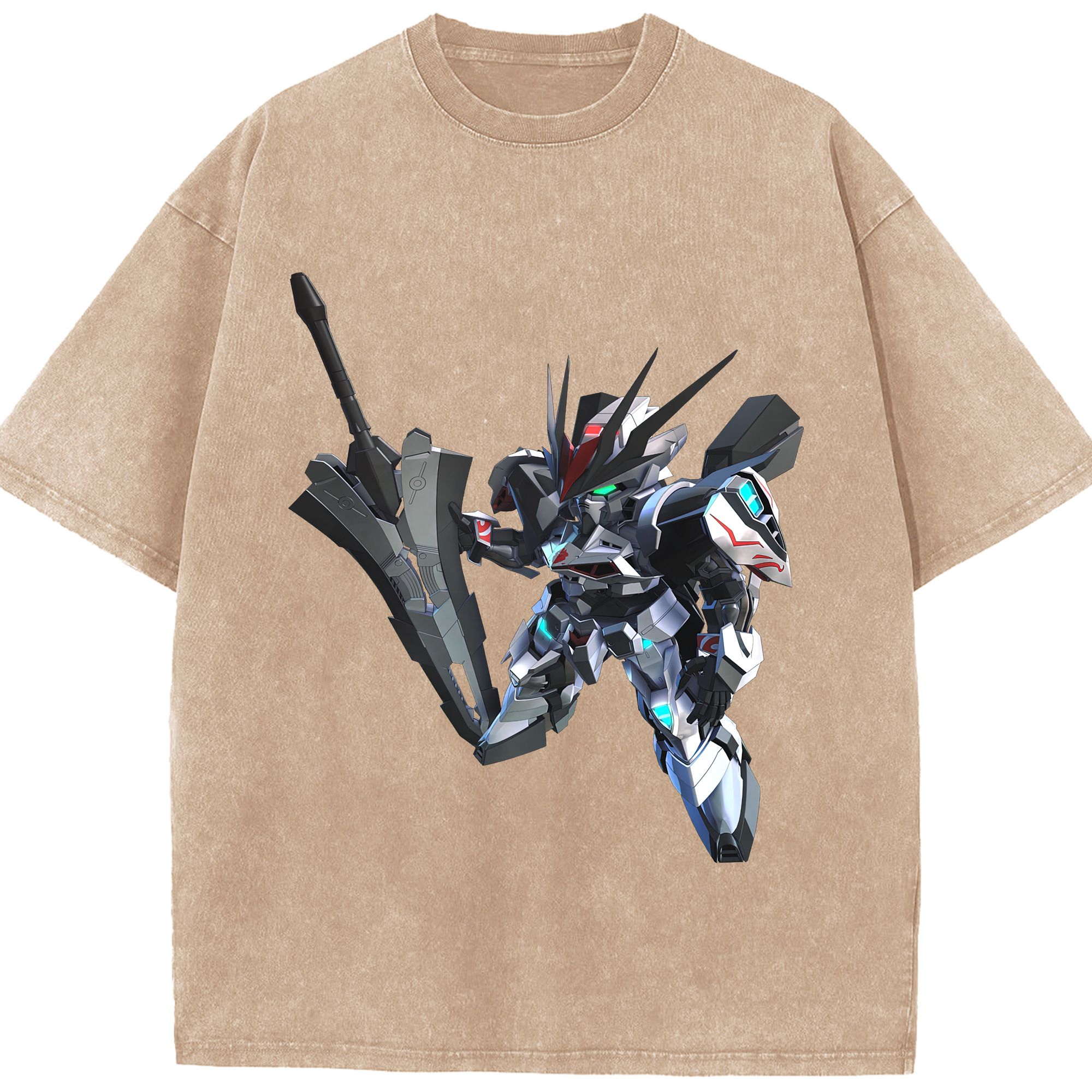 （画像用） 機動戦士ガンダム Mobile Suit Gundam 綿100% ヴィンテージ風 半袖Tシャツ（フロントプリント）