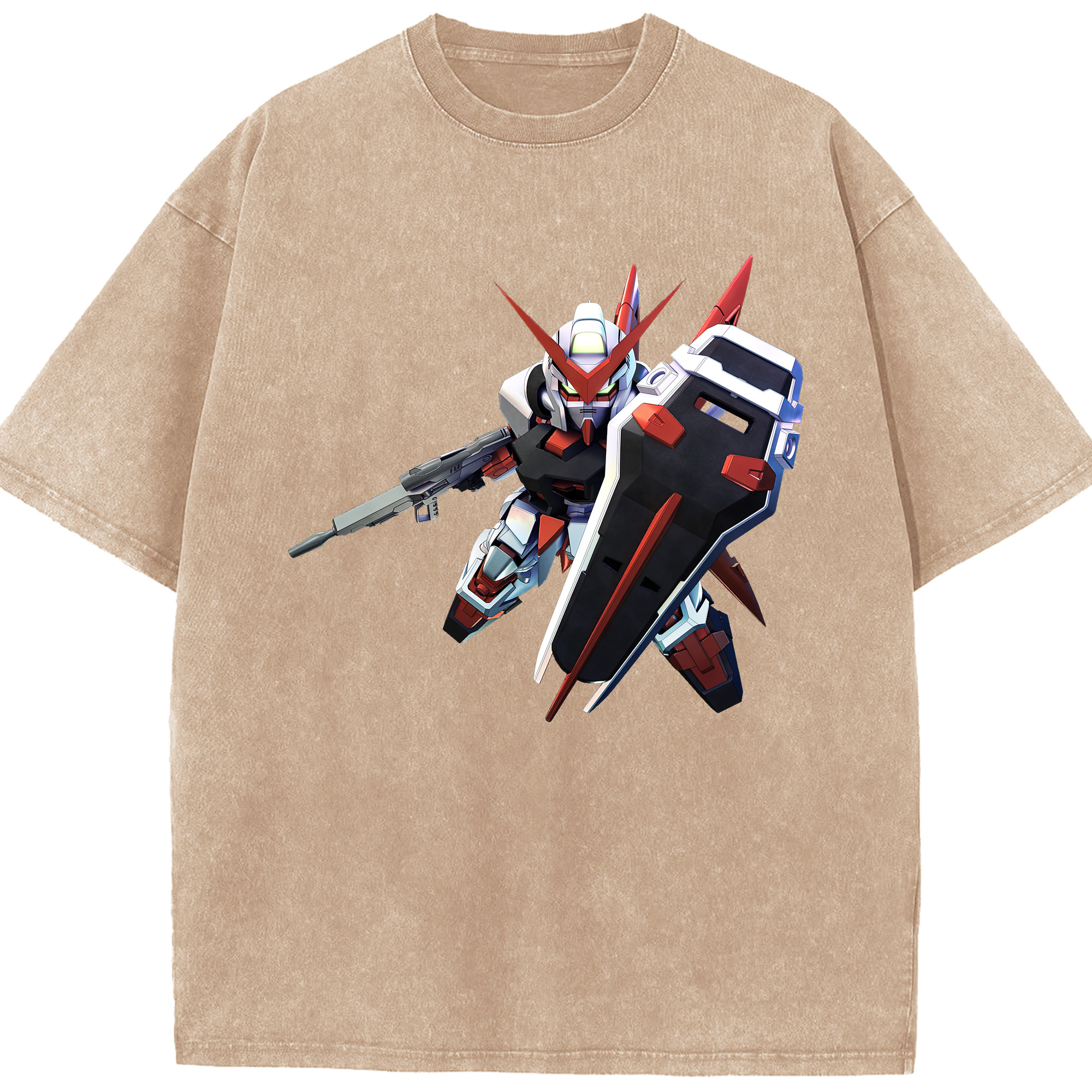 （画像用） 機動戦士ガンダム Mobile Suit Gundam 綿100% ヴィンテージ風 半袖Tシャツ（フロントプリント）