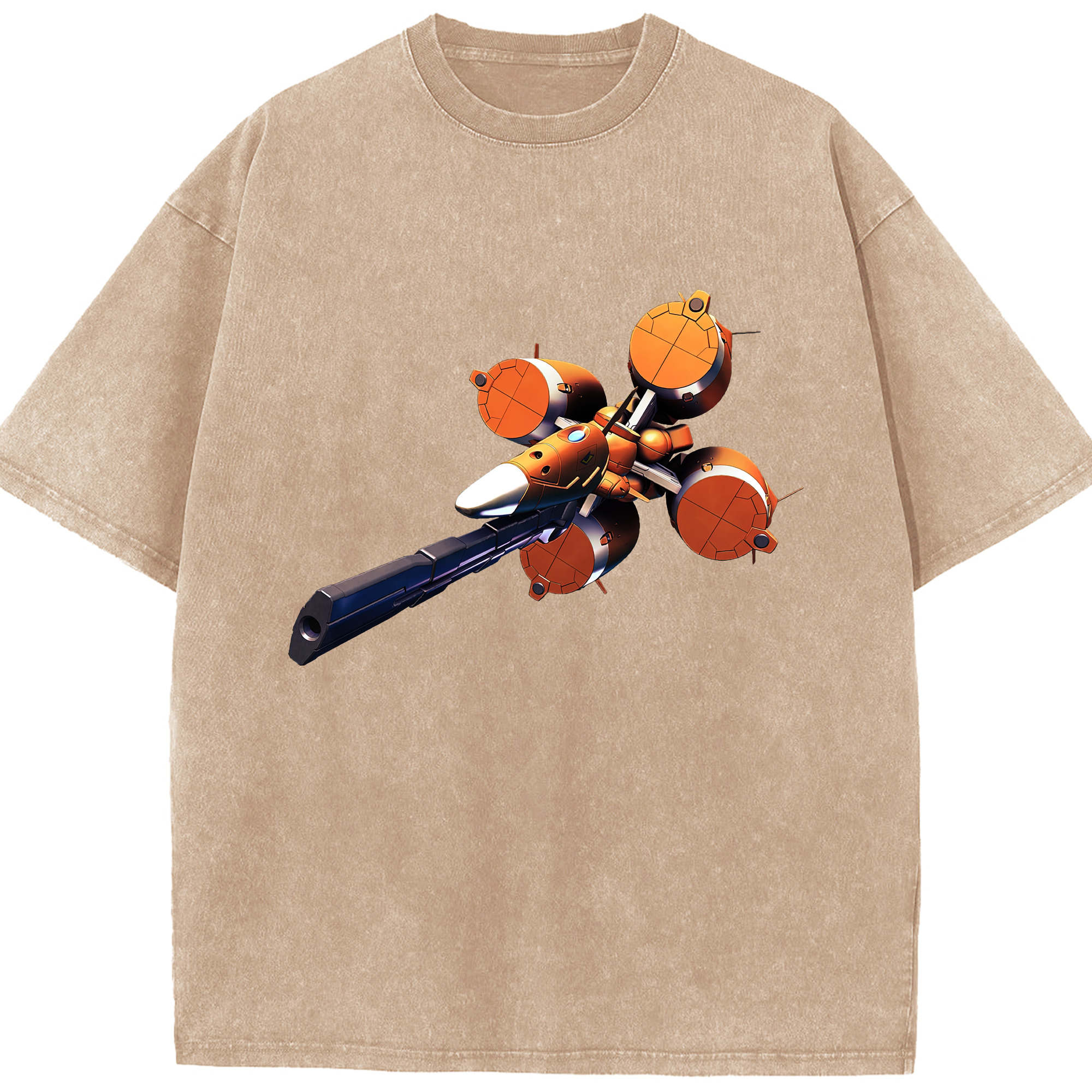 （画像用） 機動戦士ガンダム Mobile Suit Gundam 綿100% ヴィンテージ風 半袖Tシャツ（フロントプリント）