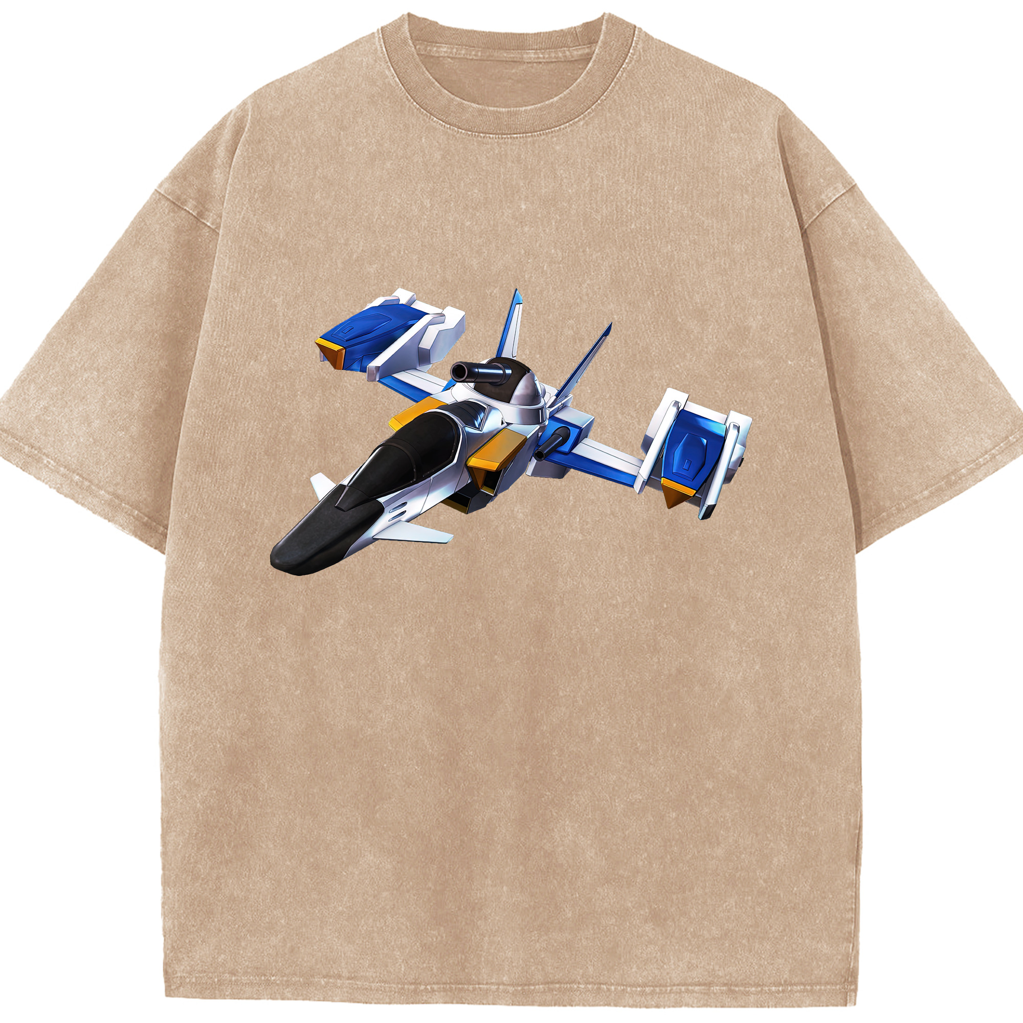 （画像用） 機動戦士ガンダム Mobile Suit Gundam 綿100% ヴィンテージ風 半袖Tシャツ（フロントプリント）