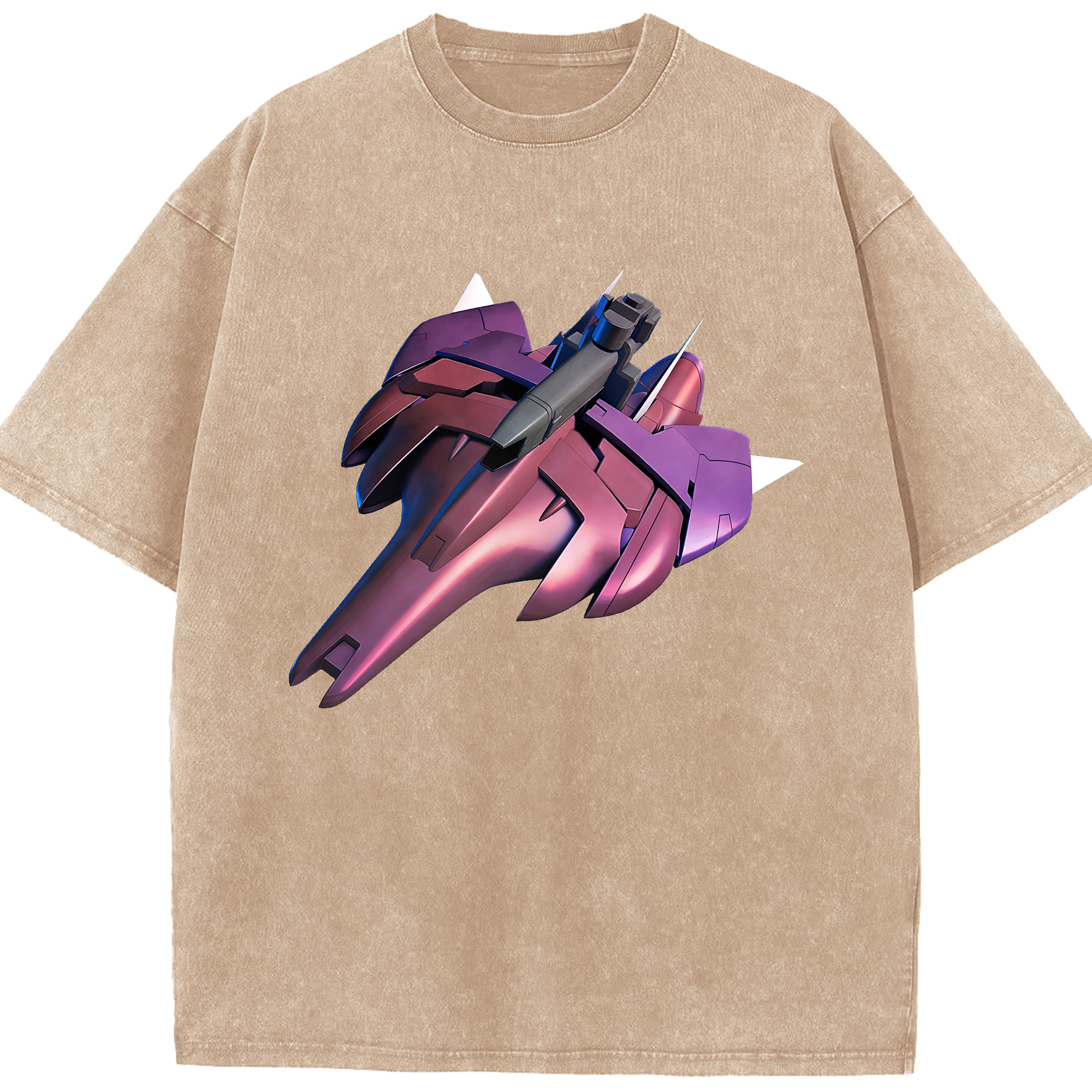 （画像用） 機動戦士ガンダム Mobile Suit Gundam 綿100% ヴィンテージ風 半袖Tシャツ（フロントプリント）