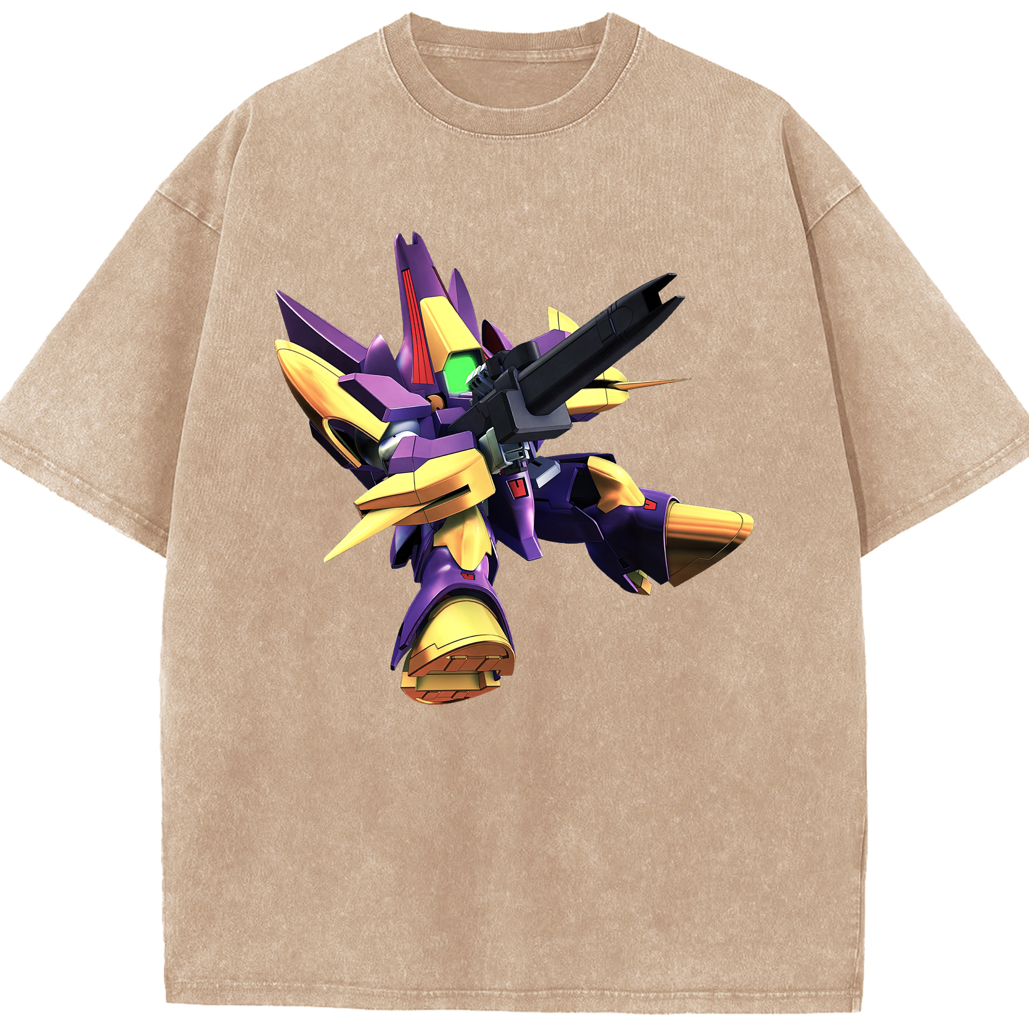 （画像用） 機動戦士ガンダム Mobile Suit Gundam 綿100% ヴィンテージ風 半袖Tシャツ（フロントプリント）
