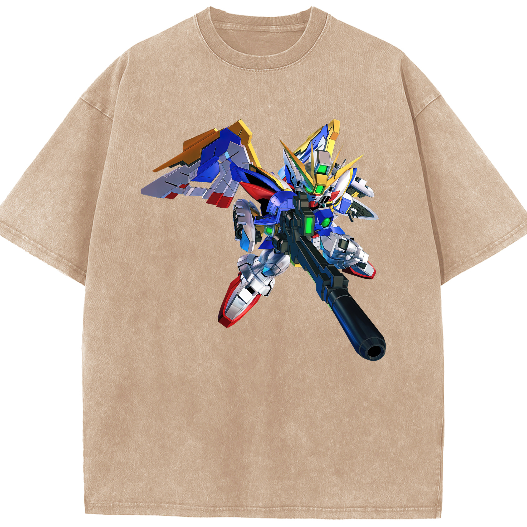 （画像用） 機動戦士ガンダム Mobile Suit Gundam 綿100% ヴィンテージ風 半袖Tシャツ（フロントプリント）