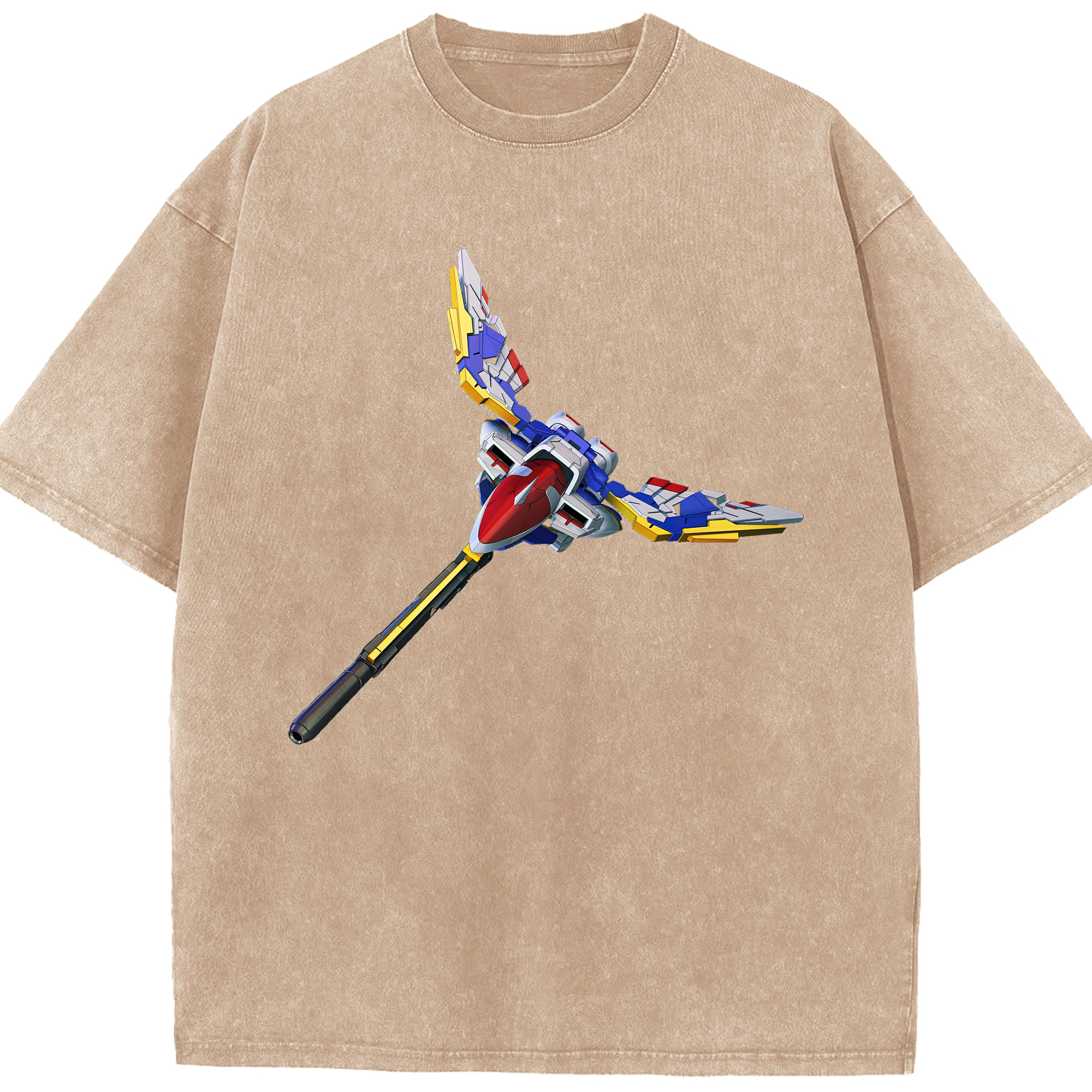 （画像用） 機動戦士ガンダム Mobile Suit Gundam 綿100% ヴィンテージ風 半袖Tシャツ（フロントプリント）