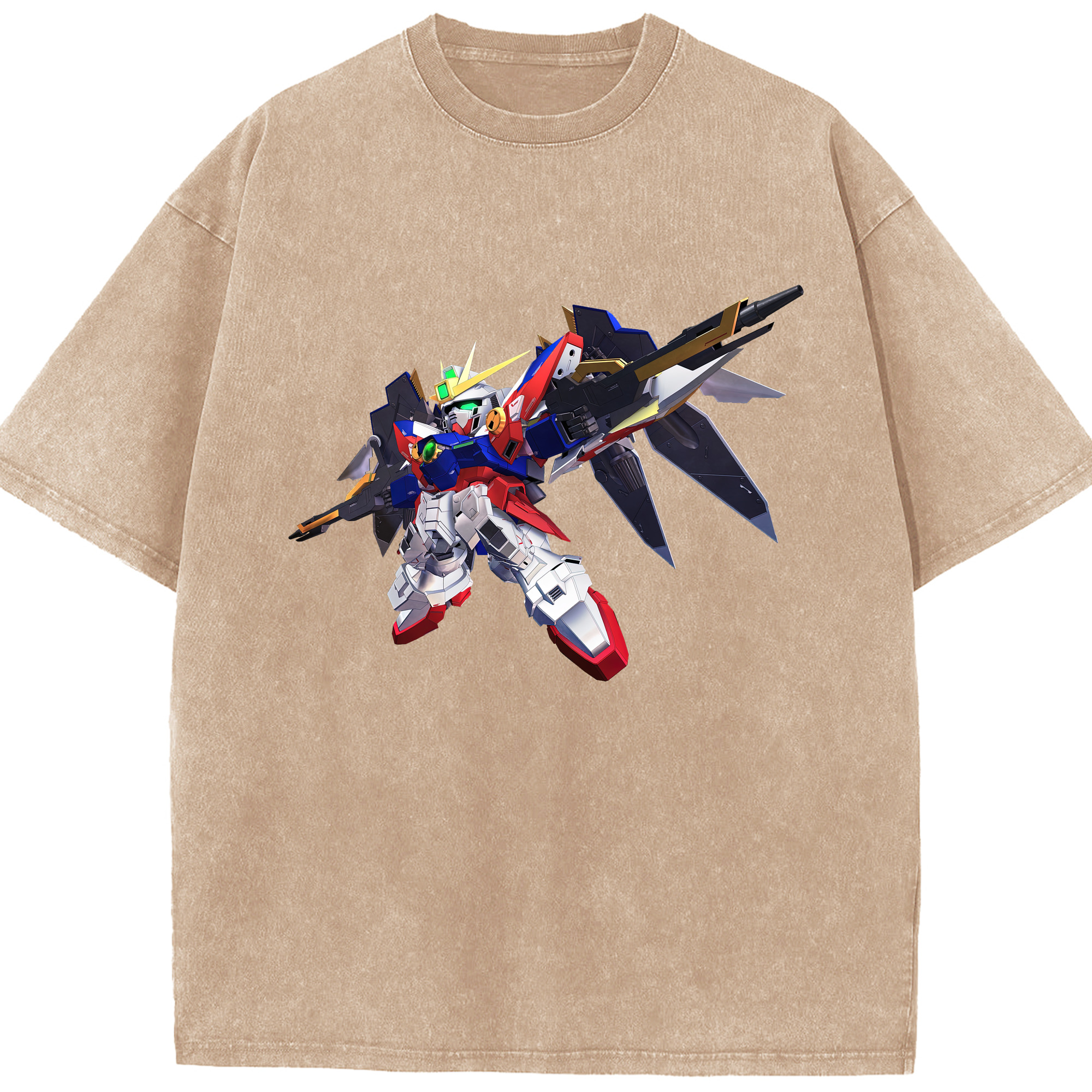 （画像用） 機動戦士ガンダム Mobile Suit Gundam 綿100% ヴィンテージ風 半袖Tシャツ（フロントプリント）