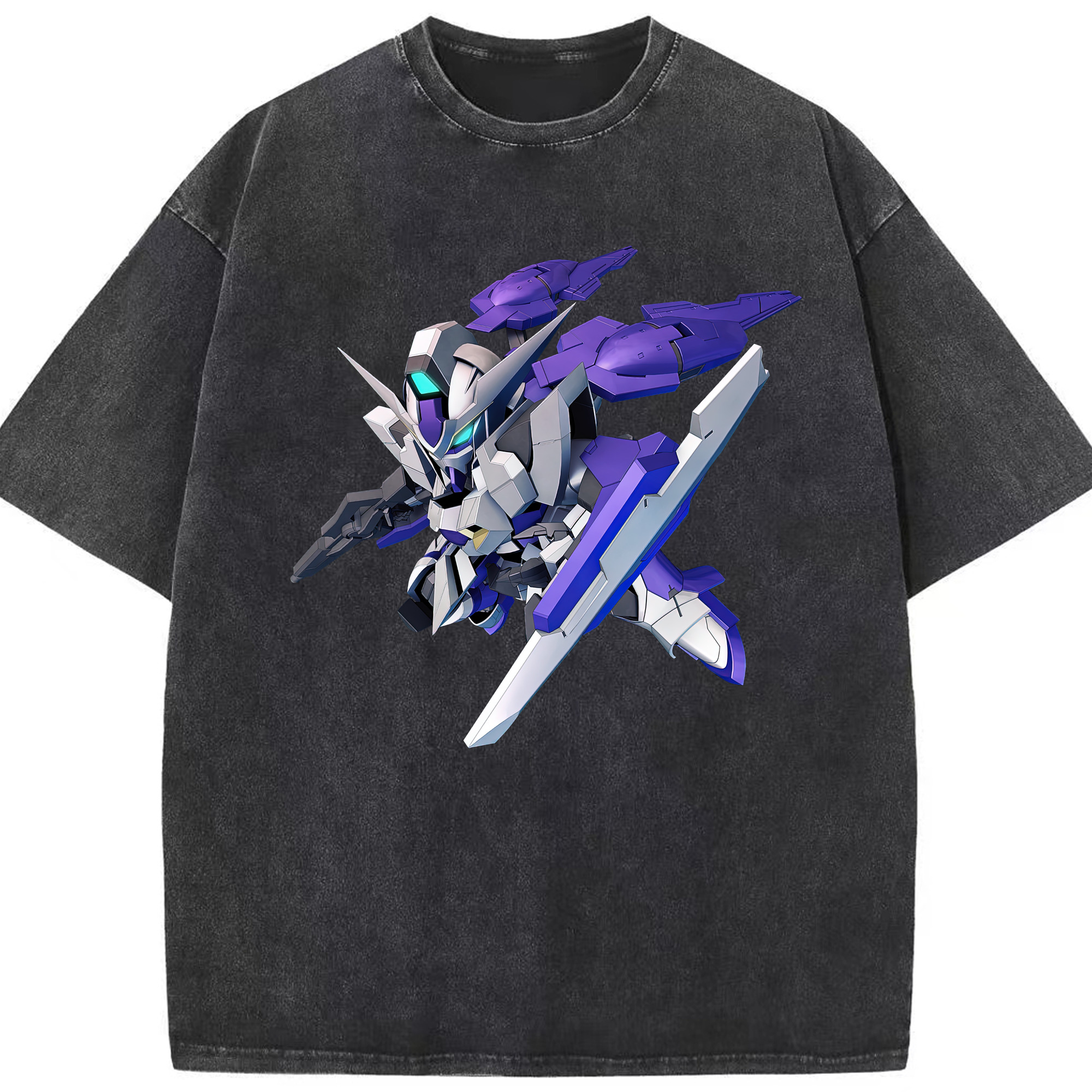 （画像用） 機動戦士ガンダム Mobile Suit Gundam 綿100% ヴィンテージ風 半袖Tシャツ（フロントプリント）