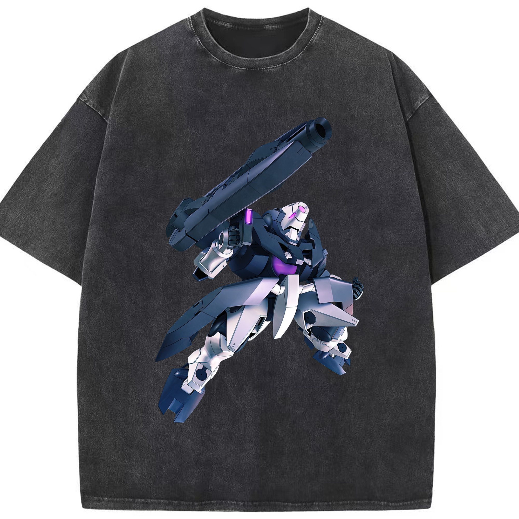 （画像用） 機動戦士ガンダム Mobile Suit Gundam 綿100% ヴィンテージ風 半袖Tシャツ（フロントプリント）