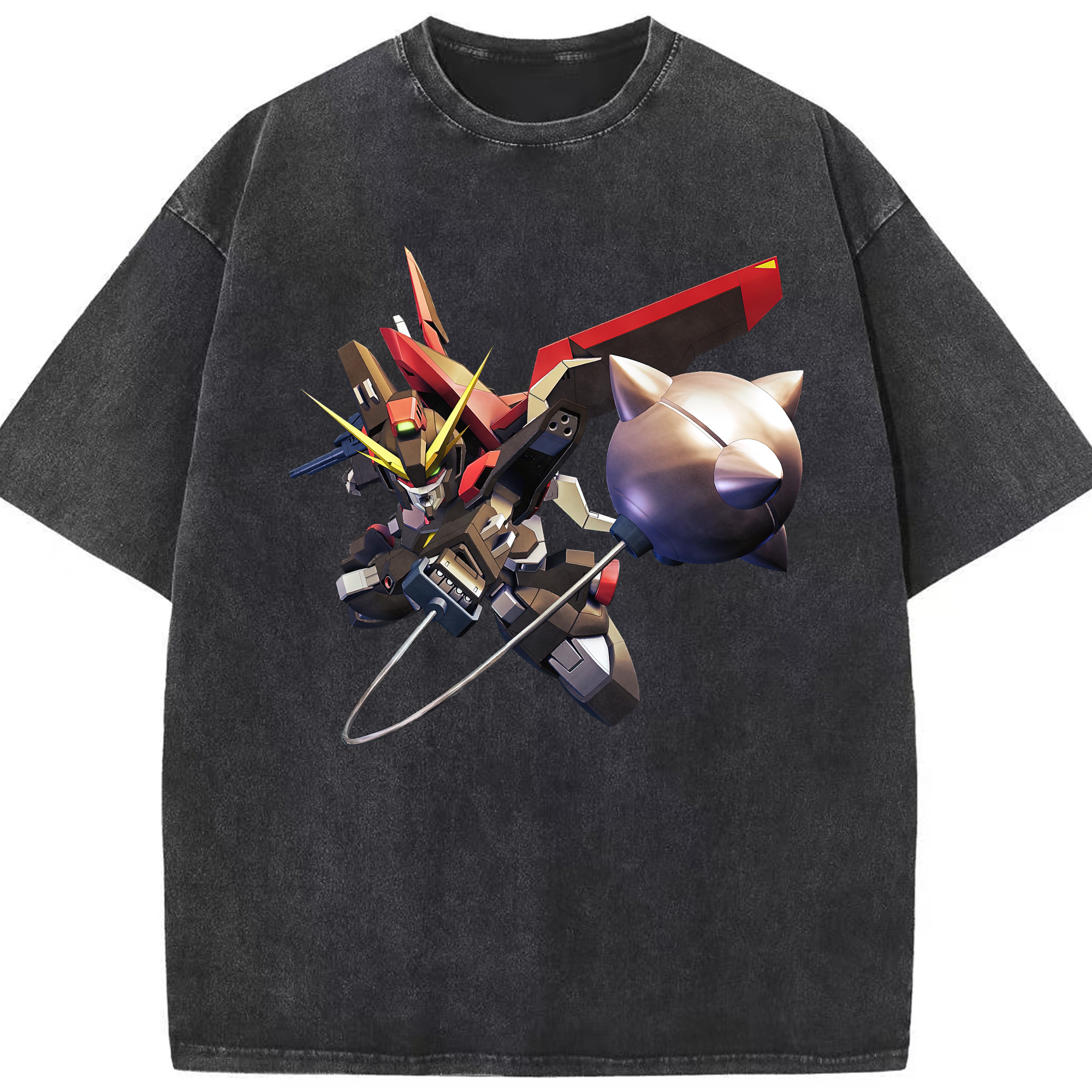 （画像用） 機動戦士ガンダム Mobile Suit Gundam 綿100% ヴィンテージ風 半袖Tシャツ（フロントプリント）
