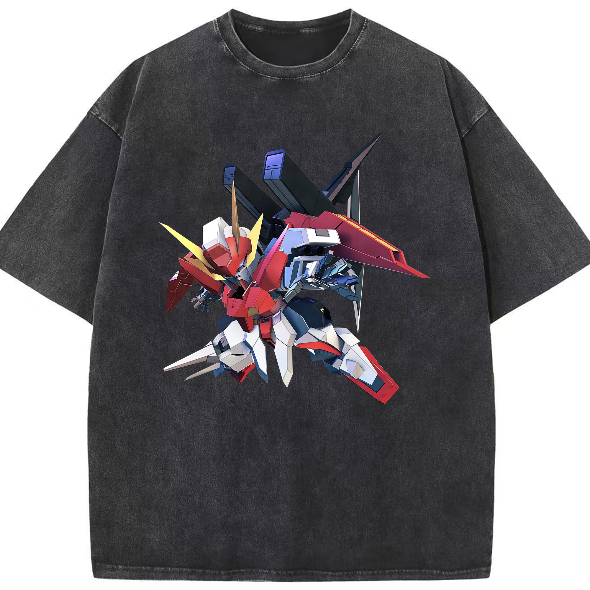 （画像用） 機動戦士ガンダム Mobile Suit Gundam 綿100% ヴィンテージ風 半袖Tシャツ（フロントプリント）