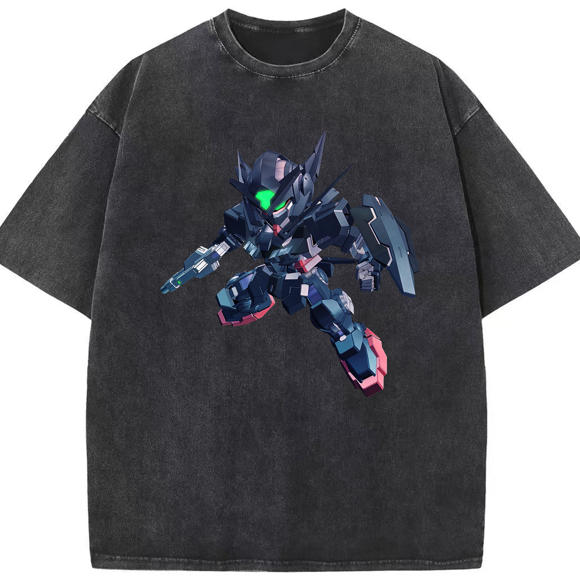 （画像用） 機動戦士ガンダム Mobile Suit Gundam 綿100% ヴィンテージ風 半袖Tシャツ（フロントプリント）