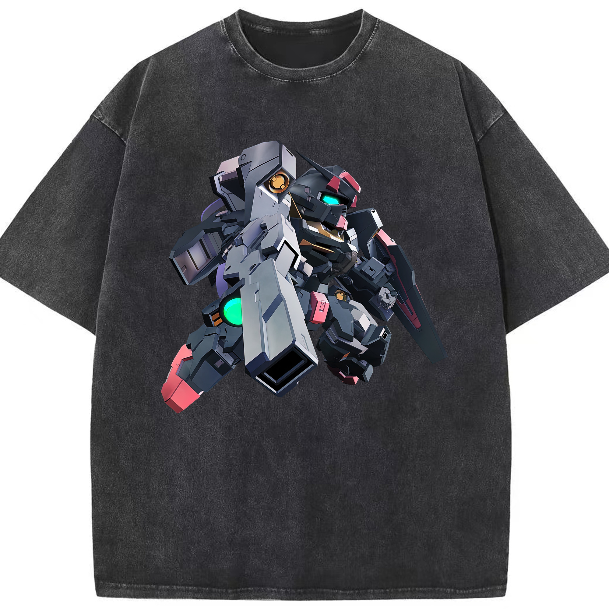 （画像用） 機動戦士ガンダム Mobile Suit Gundam 綿100% ヴィンテージ風 半袖Tシャツ（フロントプリント）