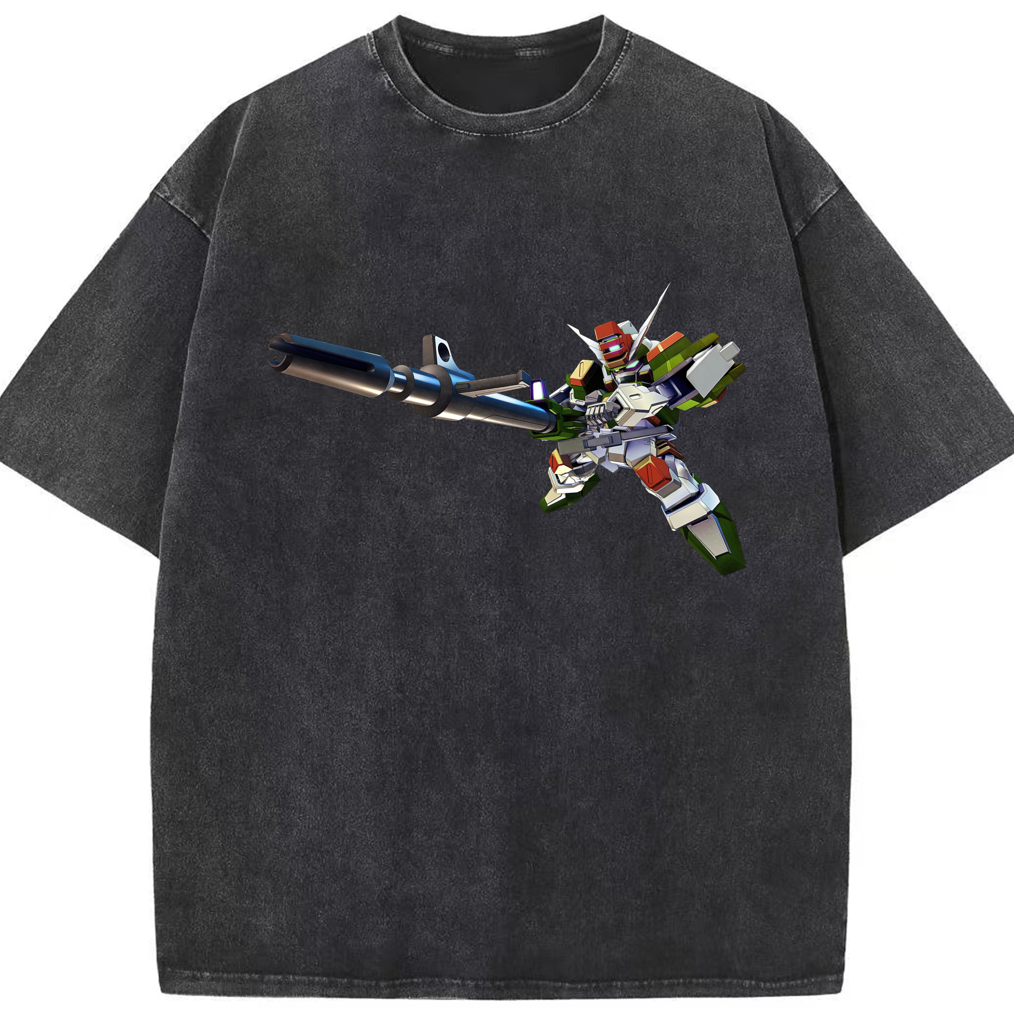 （画像用） 機動戦士ガンダム Mobile Suit Gundam 綿100% ヴィンテージ風 半袖Tシャツ（フロントプリント）