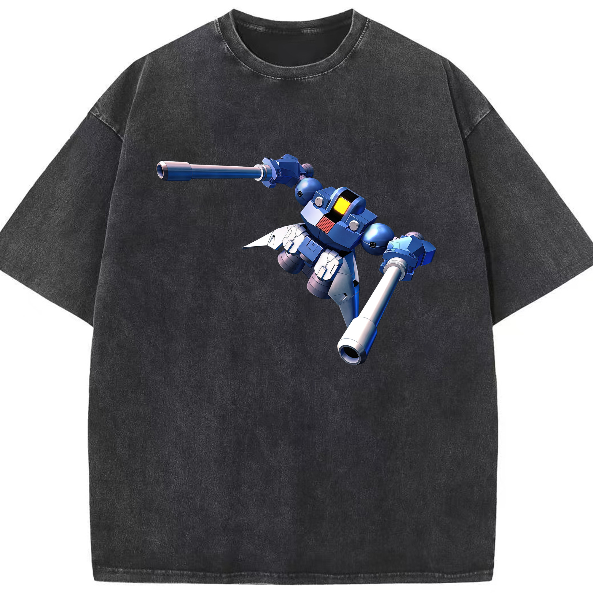 （画像用） 機動戦士ガンダム Mobile Suit Gundam 綿100% ヴィンテージ風 半袖Tシャツ（フロントプリント）