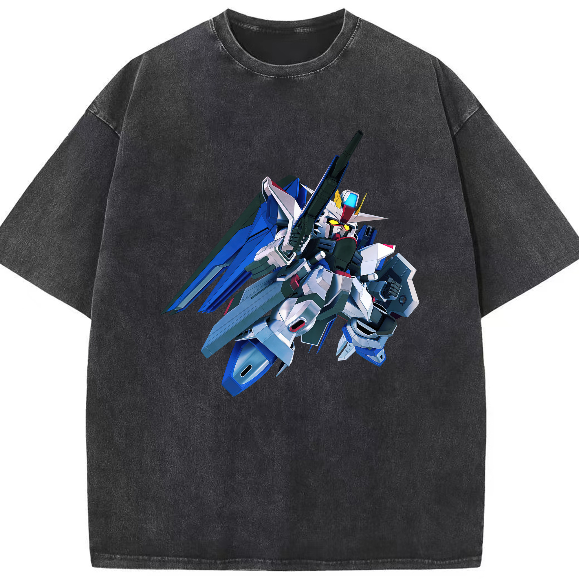 （画像用） 機動戦士ガンダム Mobile Suit Gundam 綿100% ヴィンテージ風 半袖Tシャツ（フロントプリント）