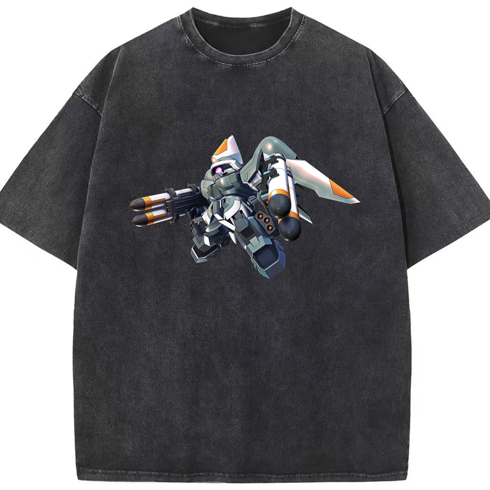 （画像用） 機動戦士ガンダム Mobile Suit Gundam 綿100% ヴィンテージ風 半袖Tシャツ（フロントプリント）