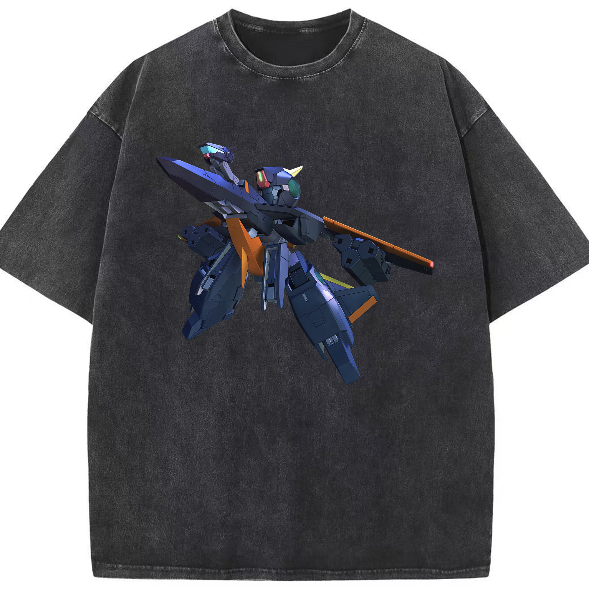 （画像用） 機動戦士ガンダム Mobile Suit Gundam 綿100% ヴィンテージ風 半袖Tシャツ（フロントプリント）