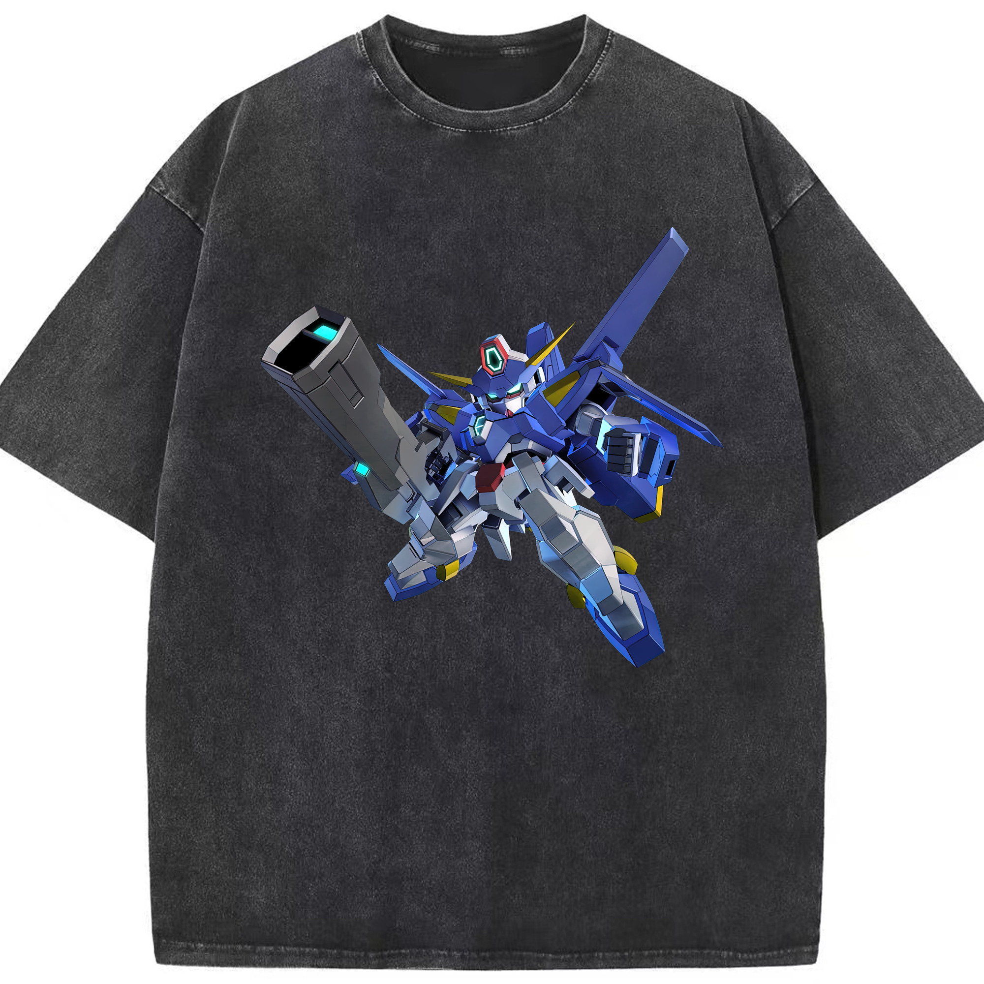 （画像用） 機動戦士ガンダム Mobile Suit Gundam 綿100% ヴィンテージ風 半袖Tシャツ（フロントプリント）