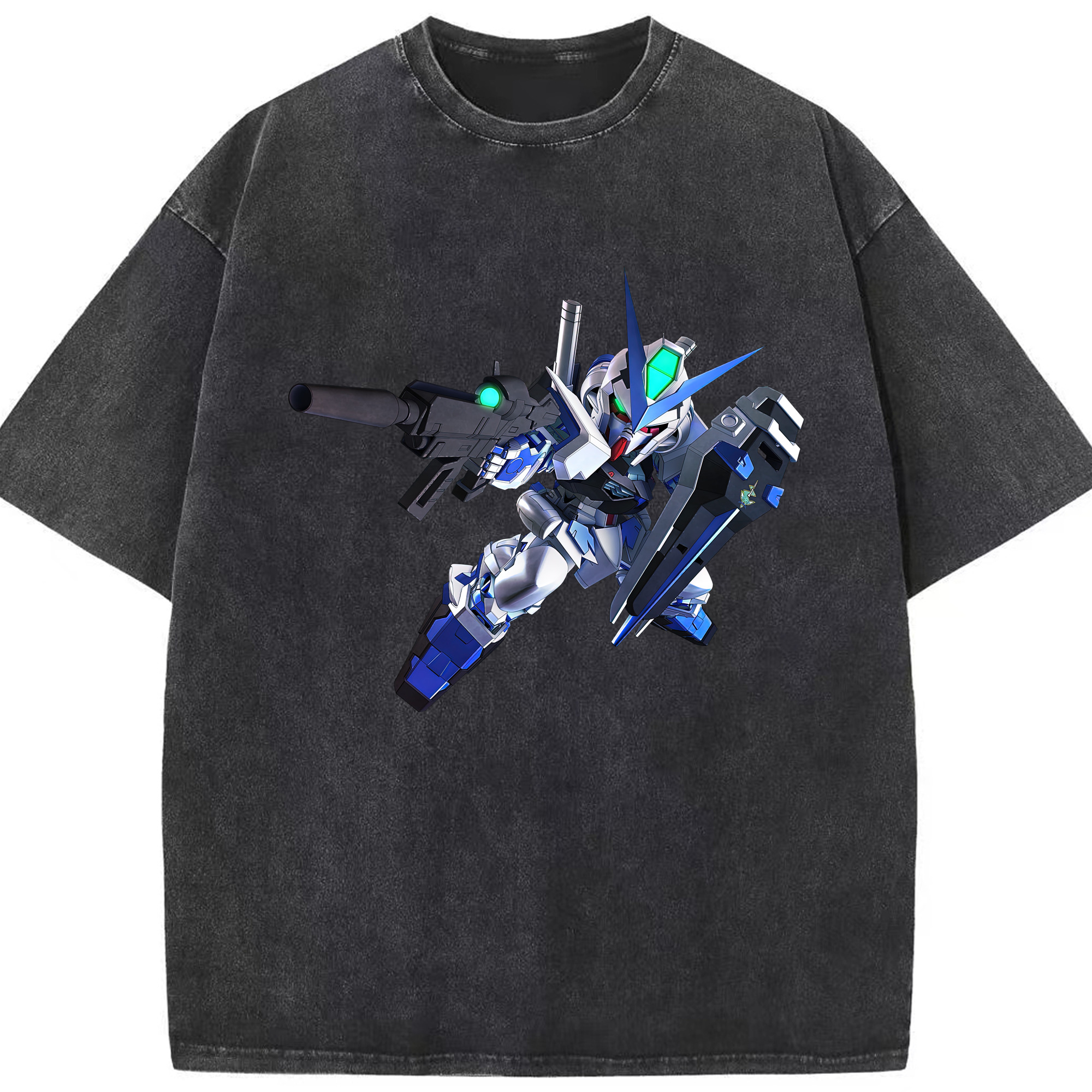 （画像用） 機動戦士ガンダム Mobile Suit Gundam 綿100% ヴィンテージ風 半袖Tシャツ（フロントプリント）
