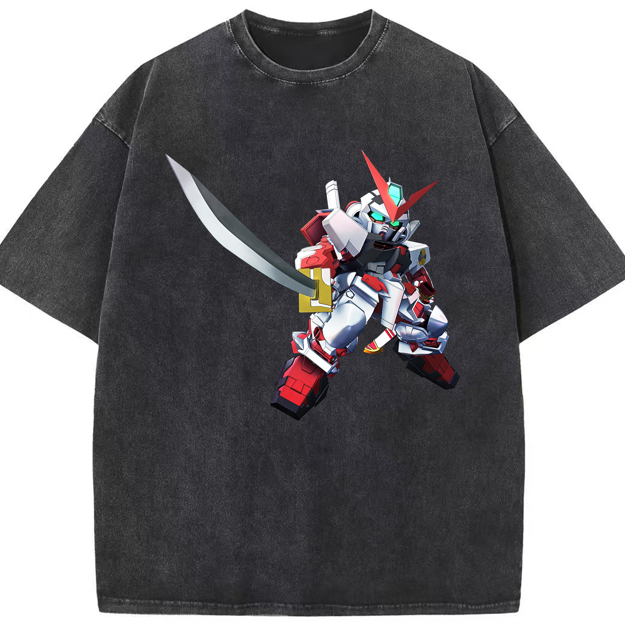（画像用） 機動戦士ガンダム Mobile Suit Gundam 綿100% ヴィンテージ風 半袖Tシャツ（フロントプリント）