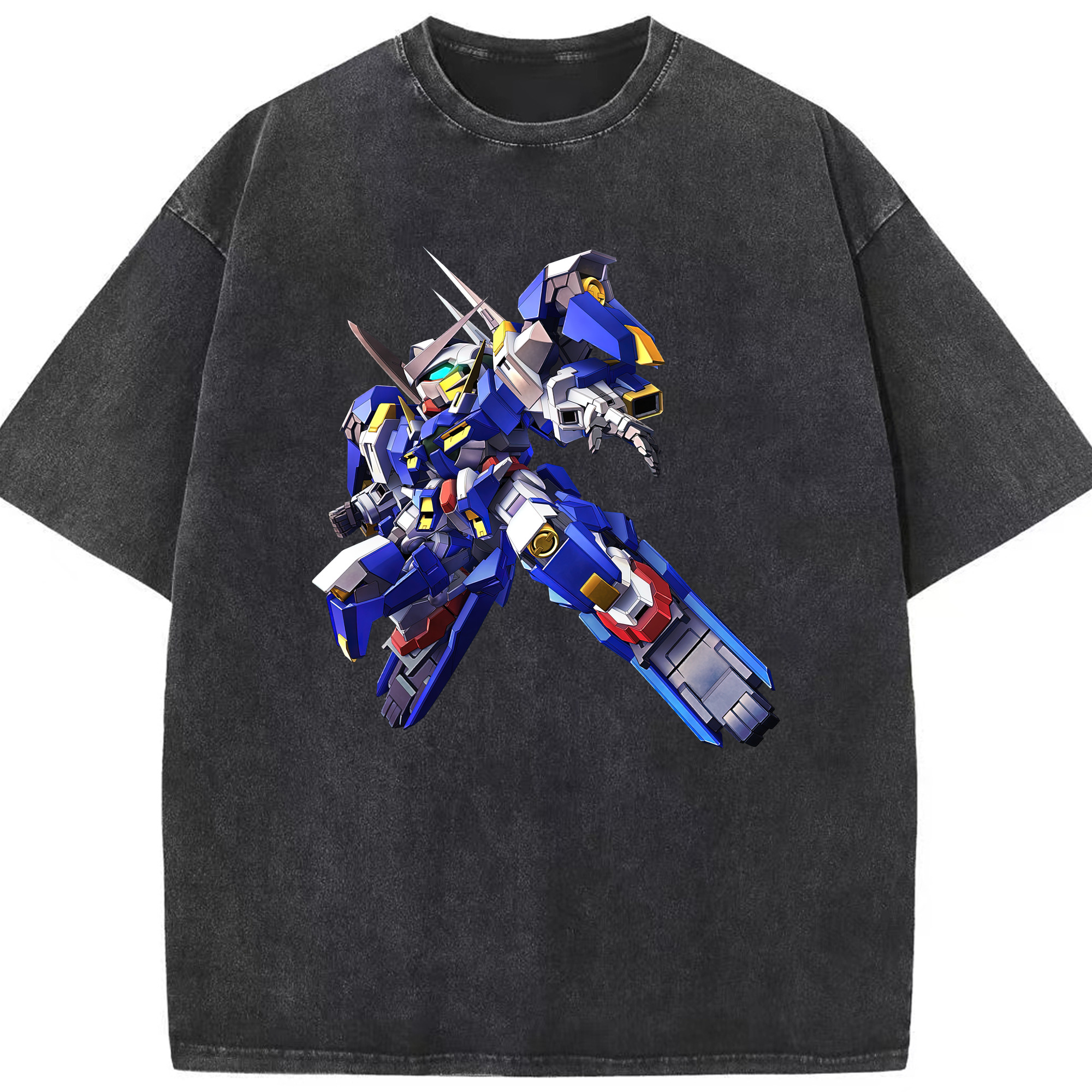 （画像用） 機動戦士ガンダム Mobile Suit Gundam 綿100% ヴィンテージ風 半袖Tシャツ（フロントプリント）