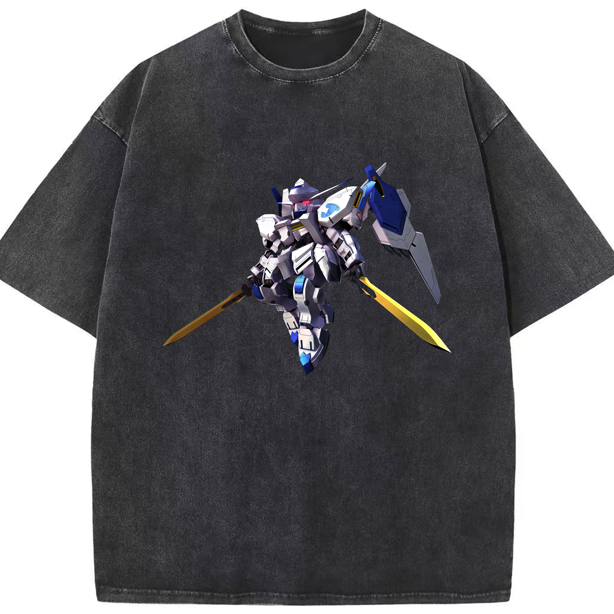 （画像用） 機動戦士ガンダム Mobile Suit Gundam 綿100% ヴィンテージ風 半袖Tシャツ（フロントプリント）