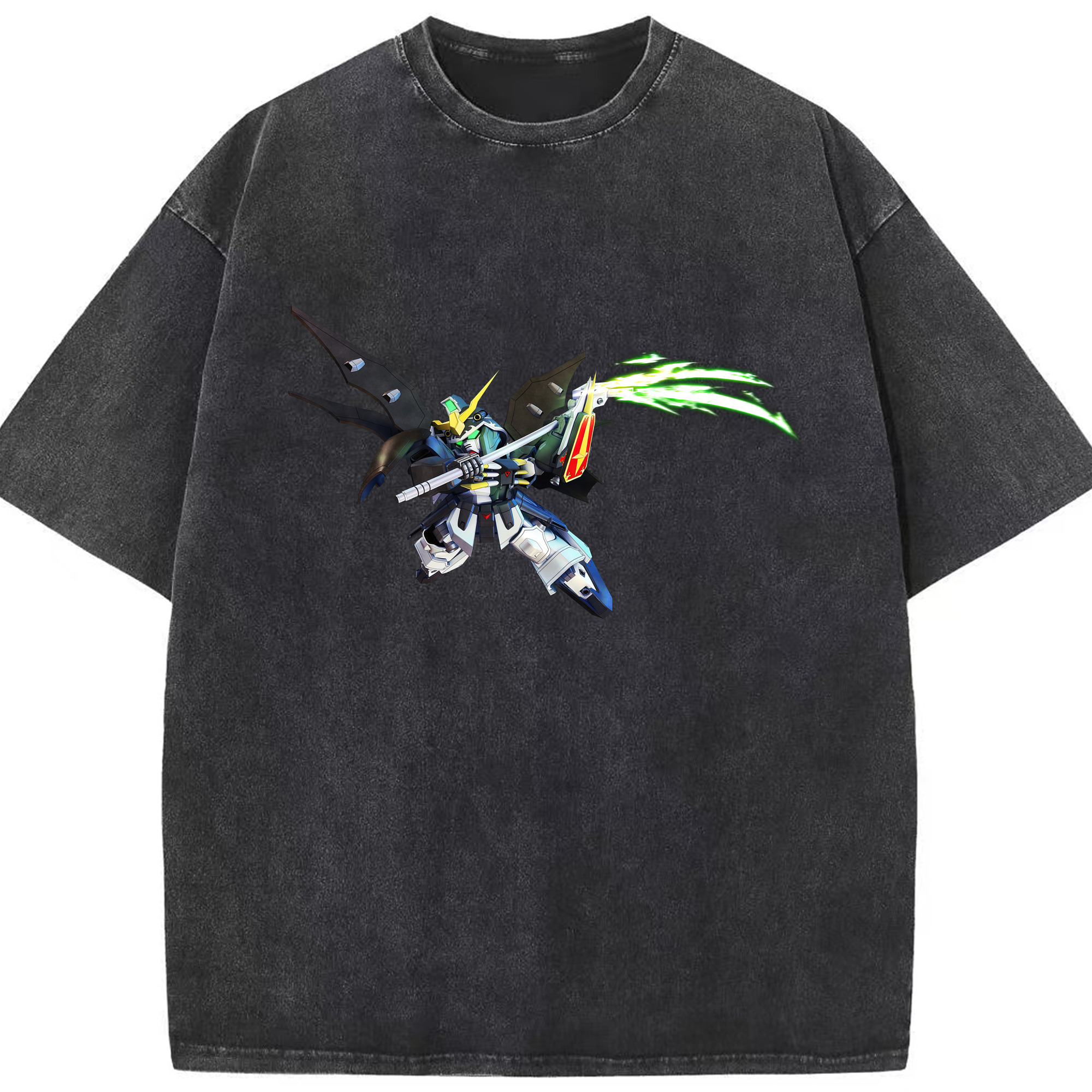 （画像用） 機動戦士ガンダム Mobile Suit Gundam 綿100% ヴィンテージ風 半袖Tシャツ（フロントプリント）