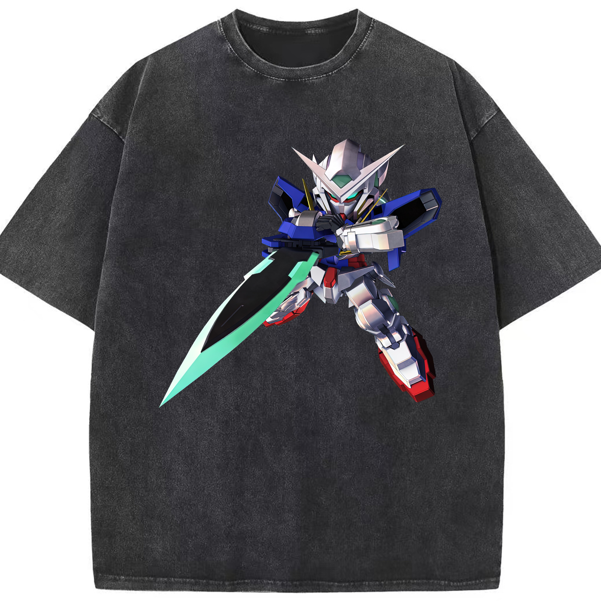 （画像用） 機動戦士ガンダム Mobile Suit Gundam 綿100% ヴィンテージ風 半袖Tシャツ（フロントプリント）