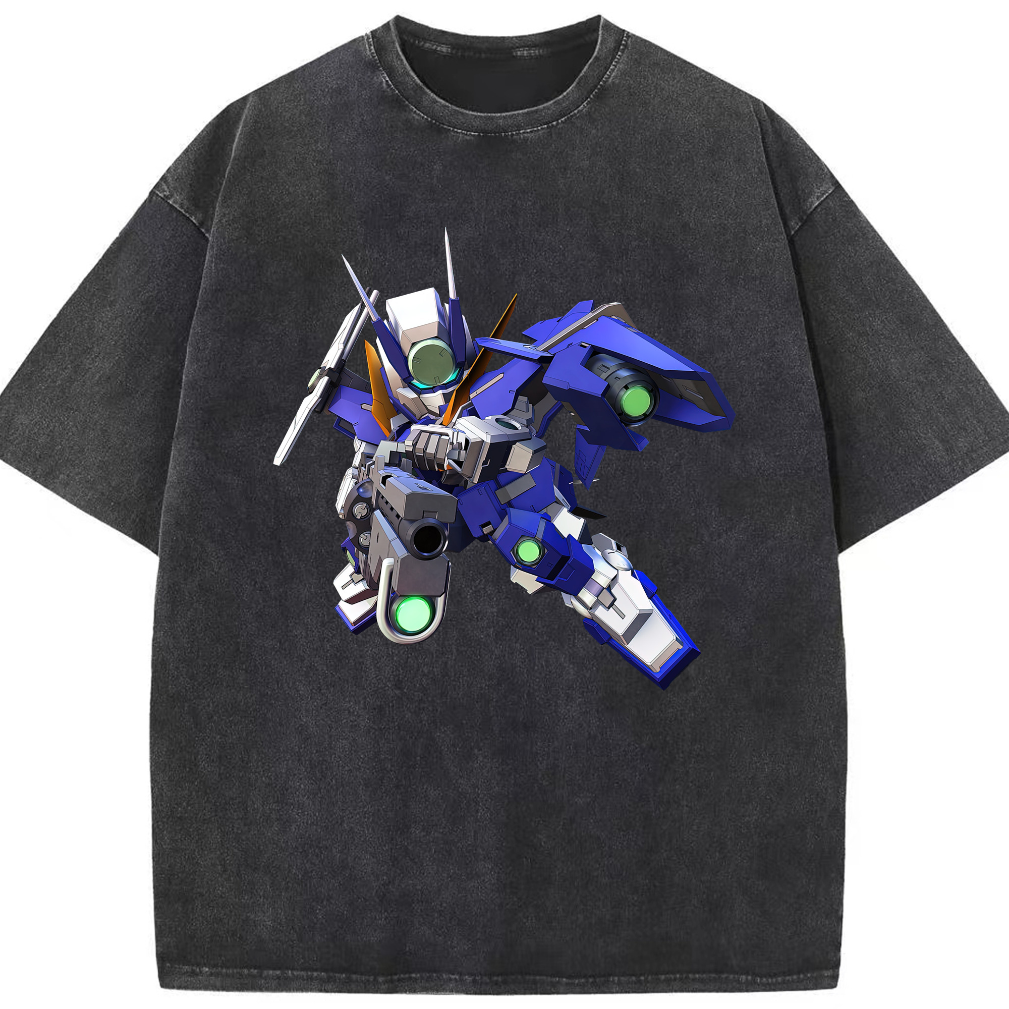 （画像用） 機動戦士ガンダム Mobile Suit Gundam 綿100% ヴィンテージ風 半袖Tシャツ（フロントプリント）