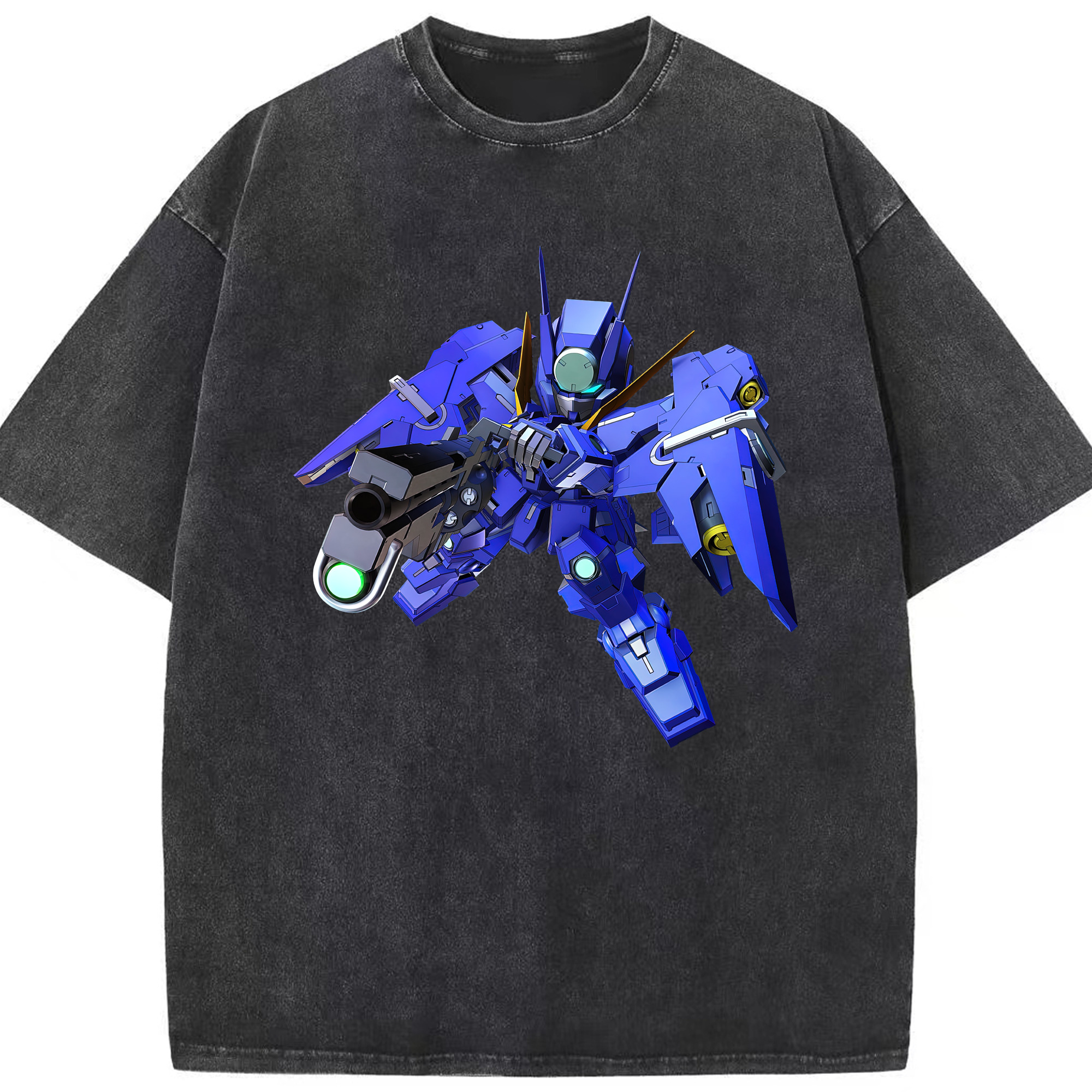 （画像用） 機動戦士ガンダム Mobile Suit Gundam 綿100% ヴィンテージ風 半袖Tシャツ（フロントプリント）